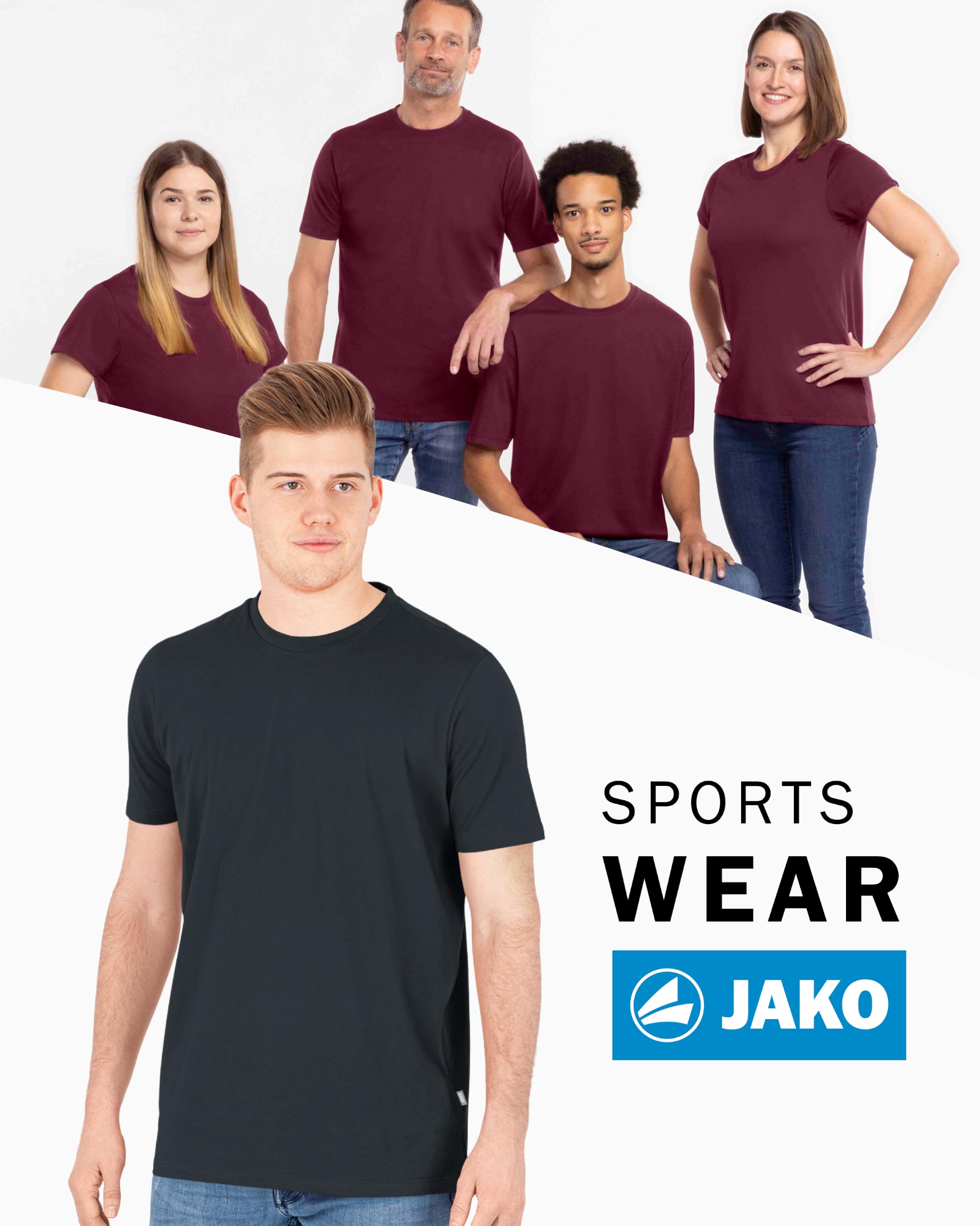 jako-base-doubletex-t-shirt-herren-blau-robust image 3