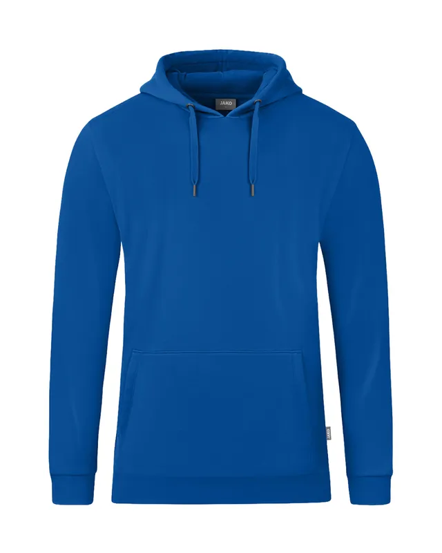 jako-base-organic-kapuzensweat-herren-blau-kapuzenpulli image 1