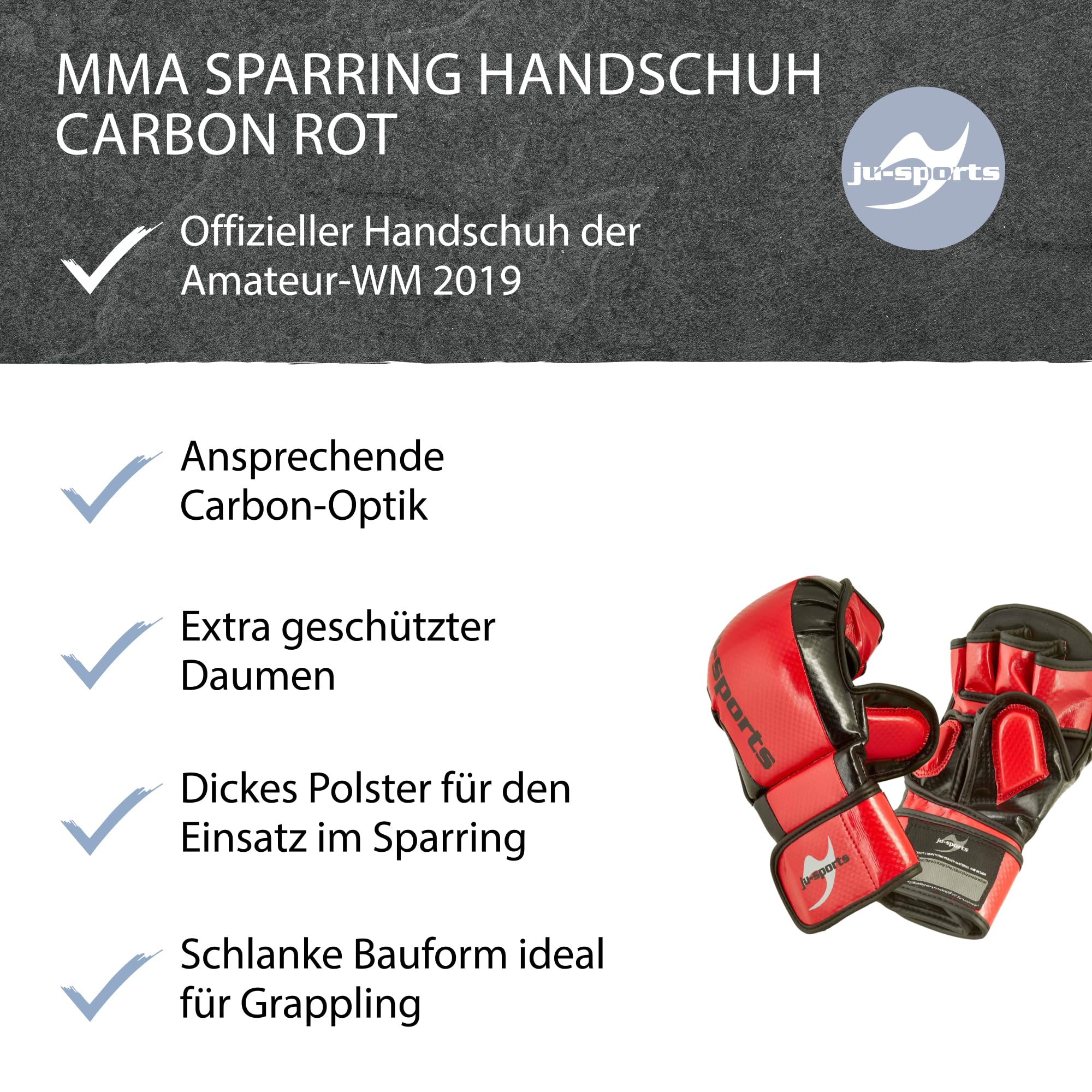 ju-sports-carbon-mma-handschuhe-sparring-rot-gr-l image 5