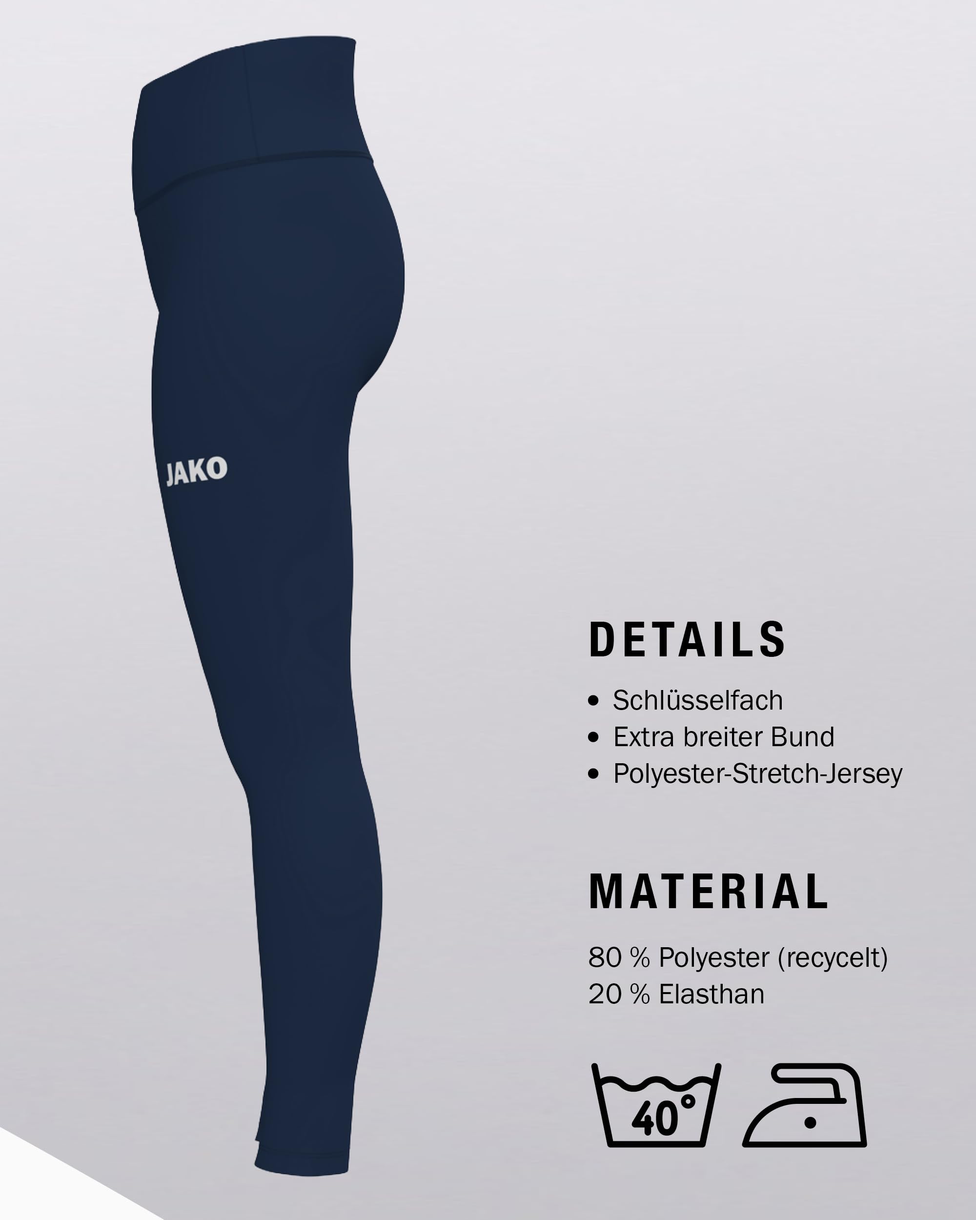 jako-one-tight-kinder-lang-sporthose-schwarz image 4