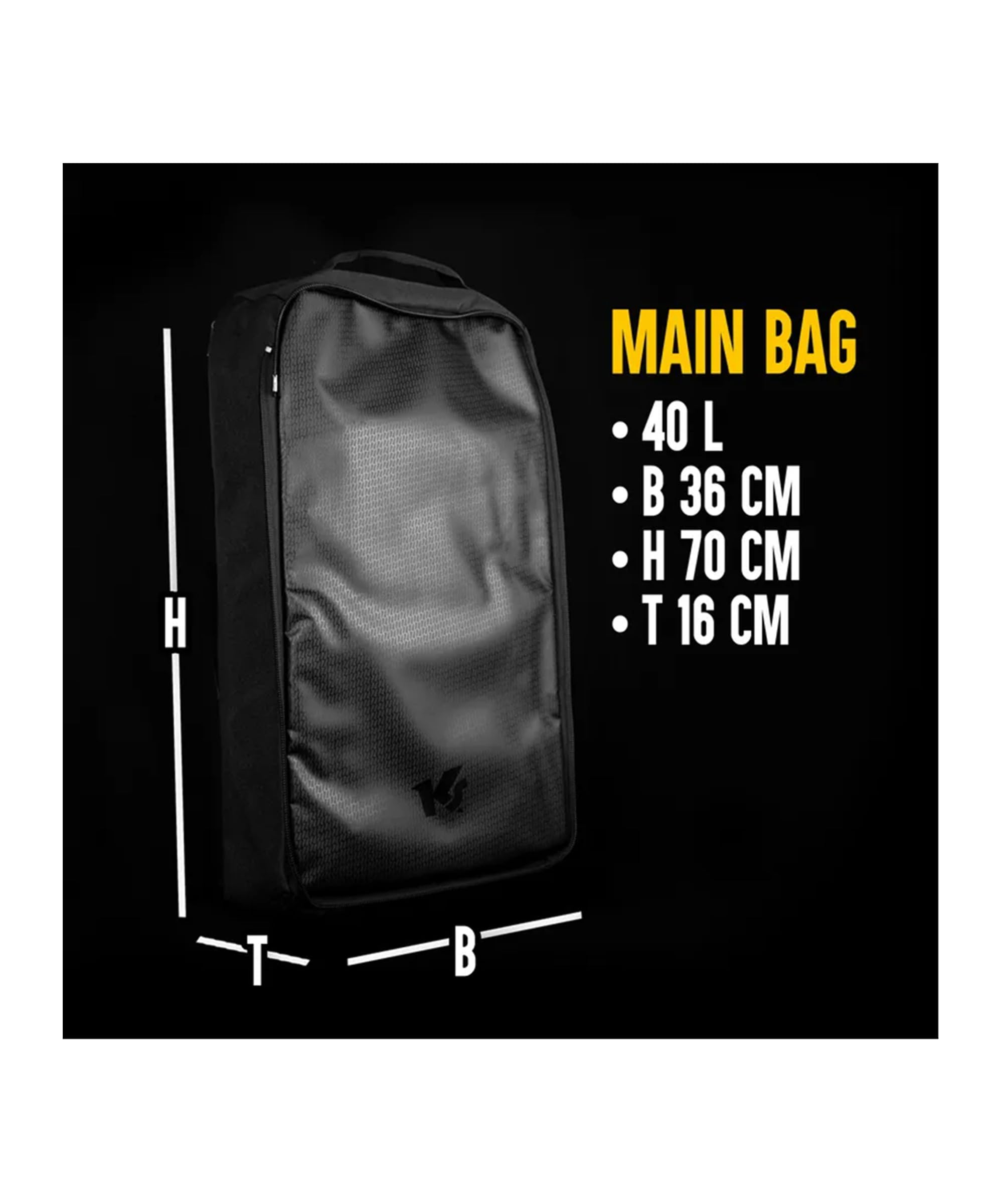 keepersport-keeperbag-sporttasche-einheitsgr-e-schwarz image 5