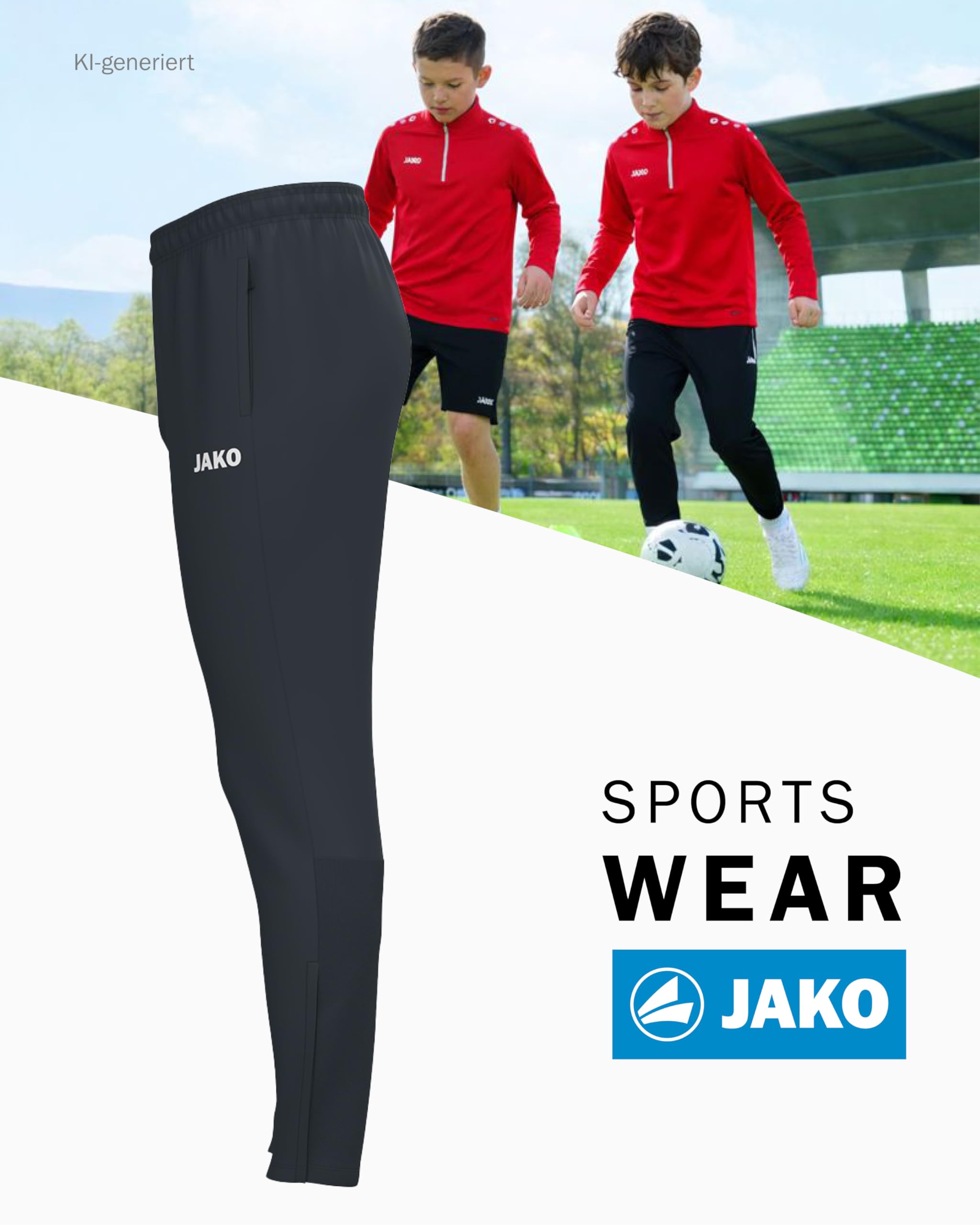 jako-one-kinder-trainingshose-schwarz-mit-rei-verschluss image 3