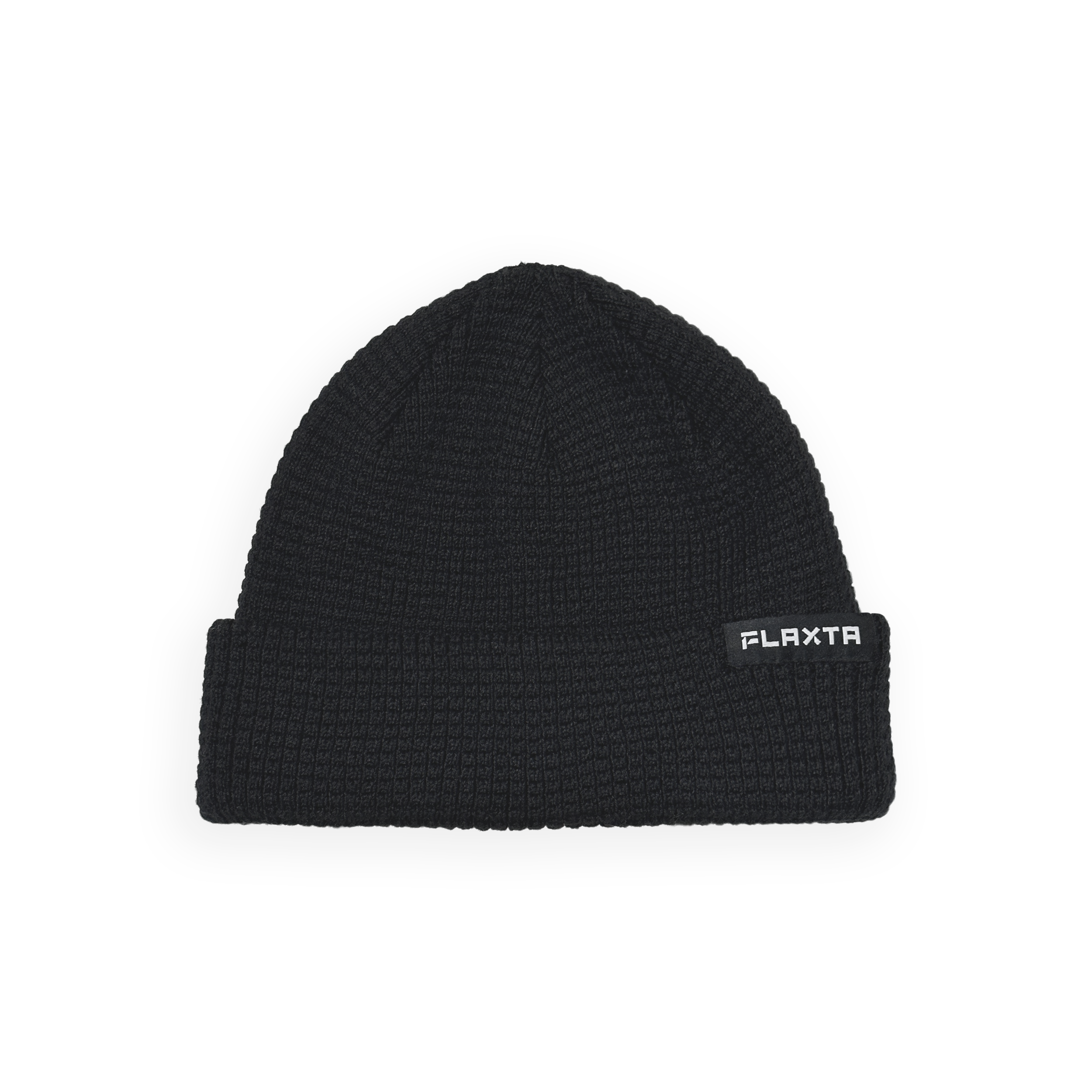 flaxta-low-top-beanie-m-tze-schwarz-recycled image 1