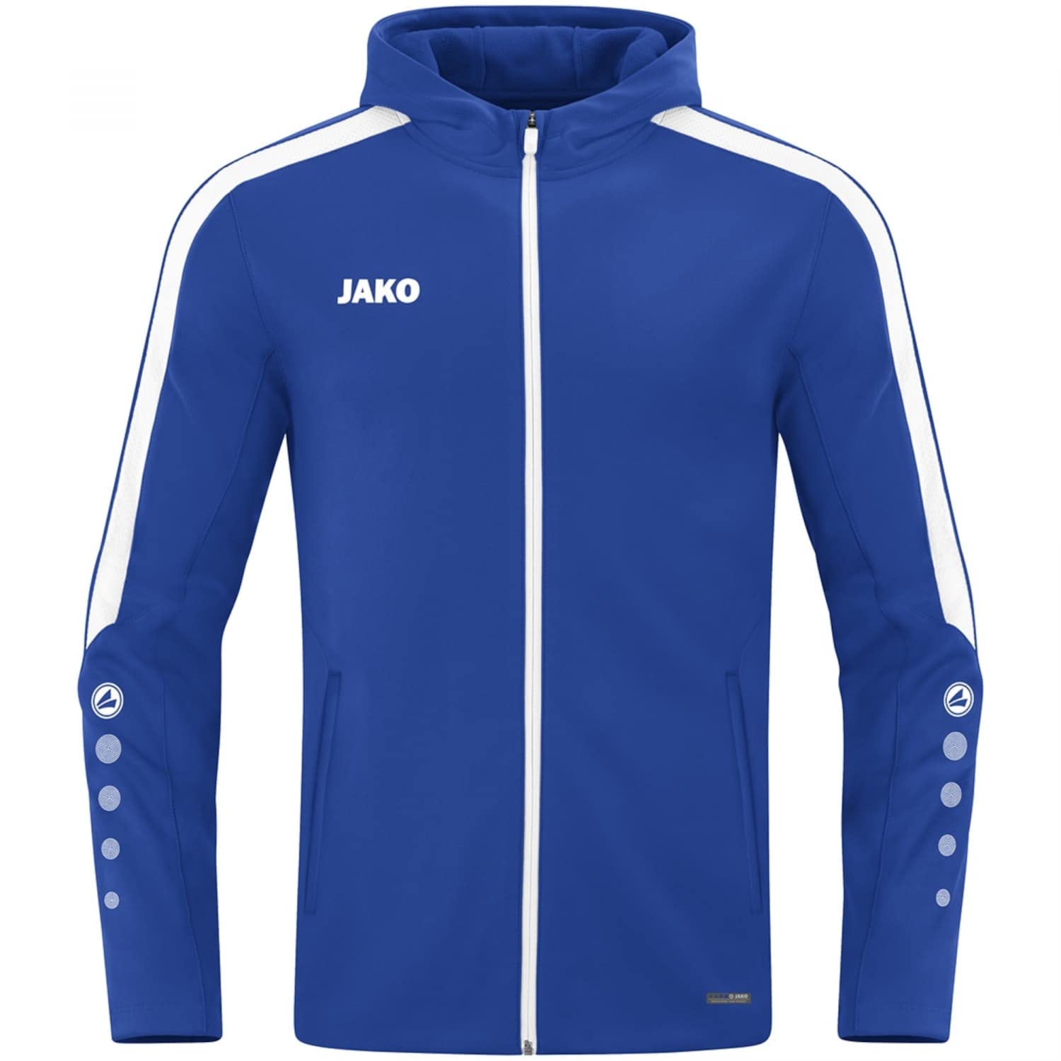 jako-power-kapuzenjacke-damen-marine-fleece image 3