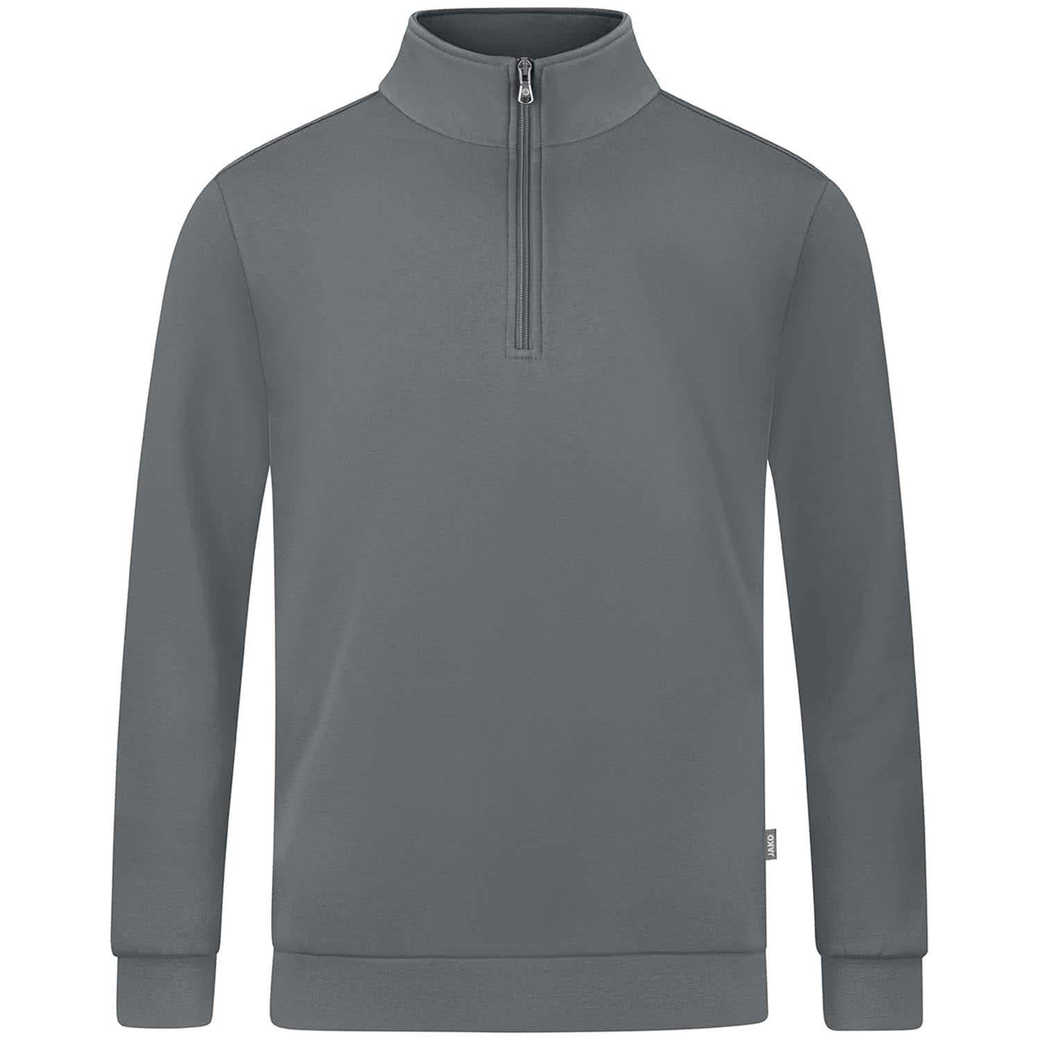 jako-base-ziptop-baumwolle-schwarz-stehkragen-unisex image 3