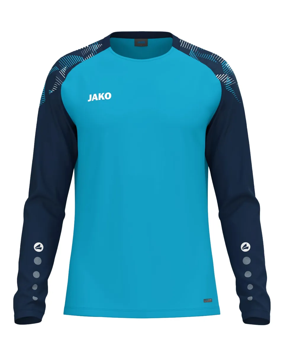 jako-sonic-sweatshirt-unisex-gr-l-schwarz-rot-keepdry image 1