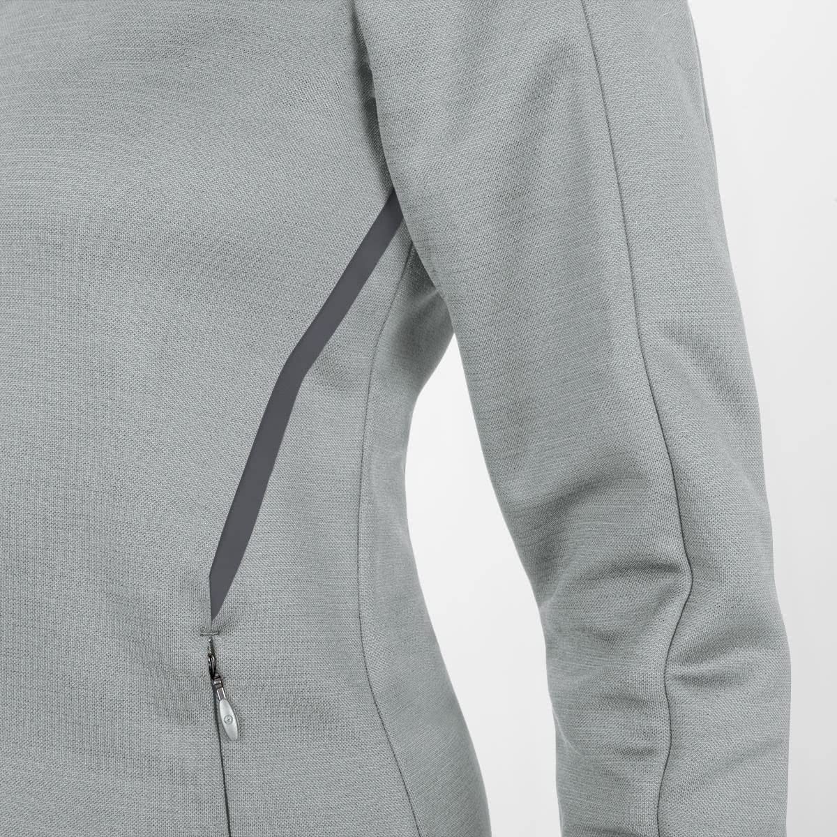 jako-challenge-kapuzenjacke-damen-schwarz-meliert-wei image 8