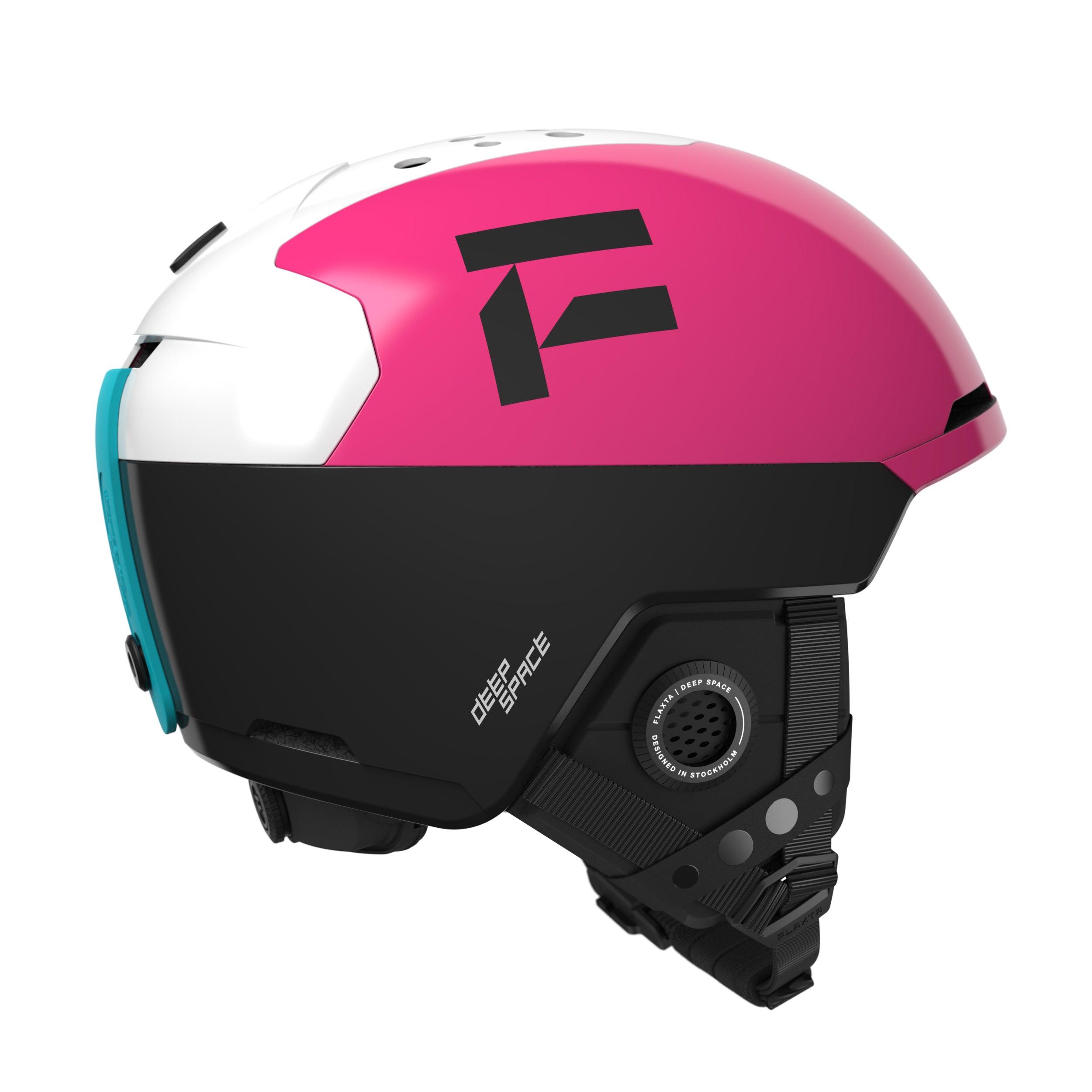 flaxta-deep-space-junior-skihelm-bright-pink-black-51-54-cm image 5