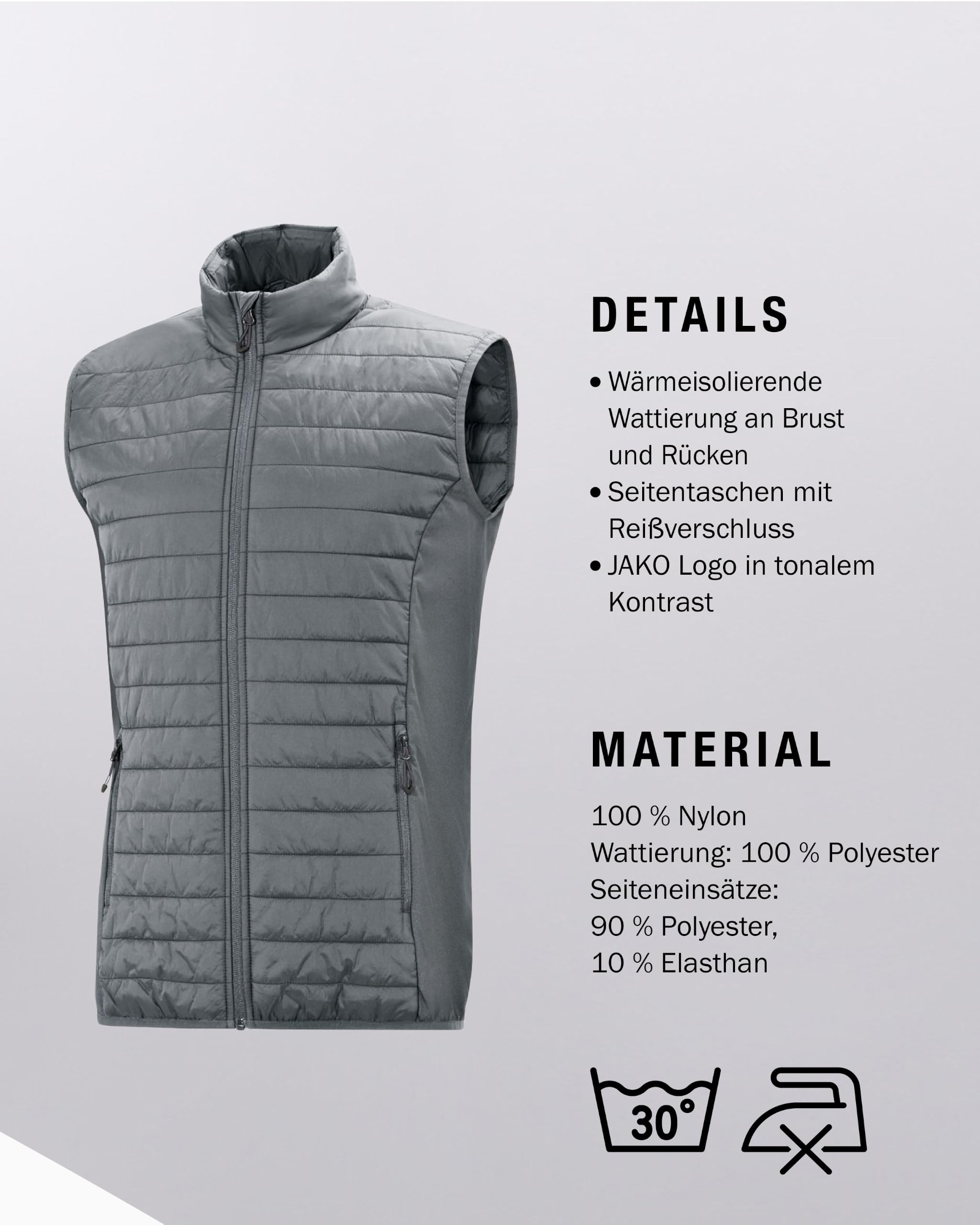 jako-base-steppweste-herren-grau-m-mit-stehkragen-warm image 5