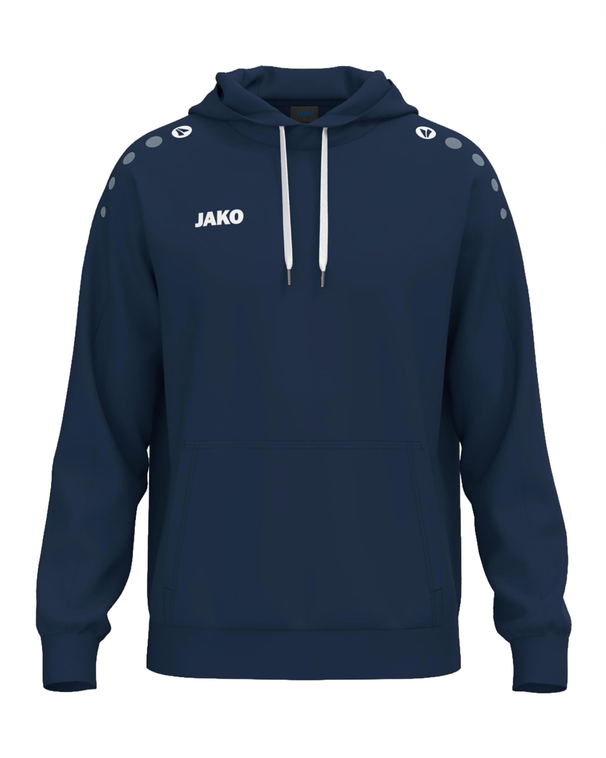 jako-one-hoody-kapuzenpullover-unisex-schwarz-baumwolle-veredelbar image 6