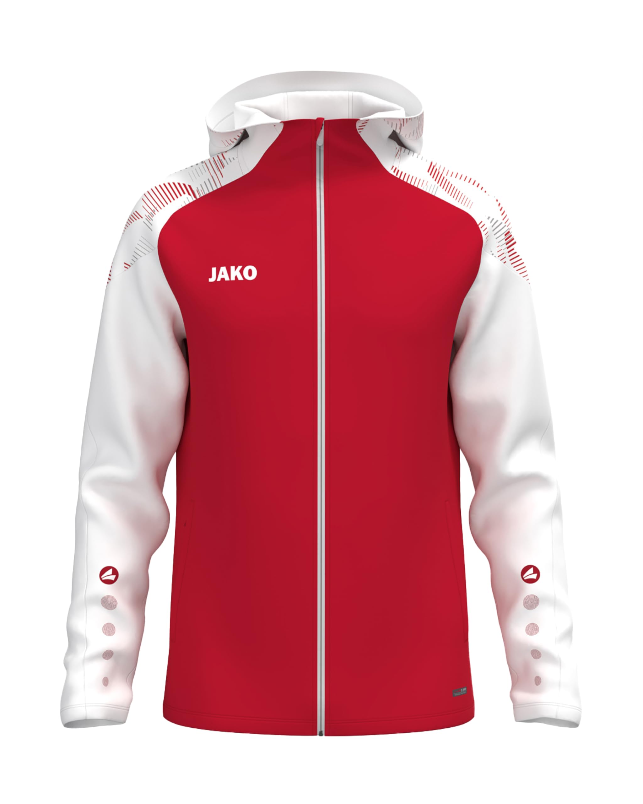 jako-sonic-kapuzenjacke-herren-schwarz-anthrazit-fleece image 1