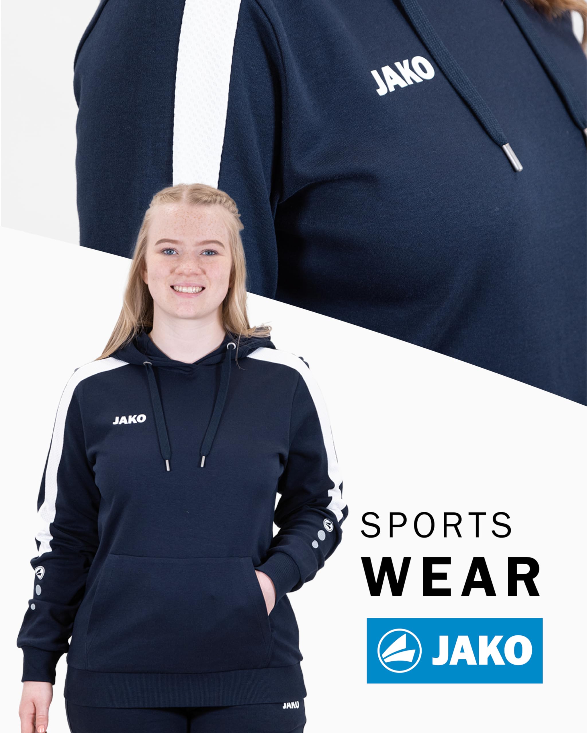 jako-challenge-hoody-damen-kapuzenpullover-bio-baumwolle image 2