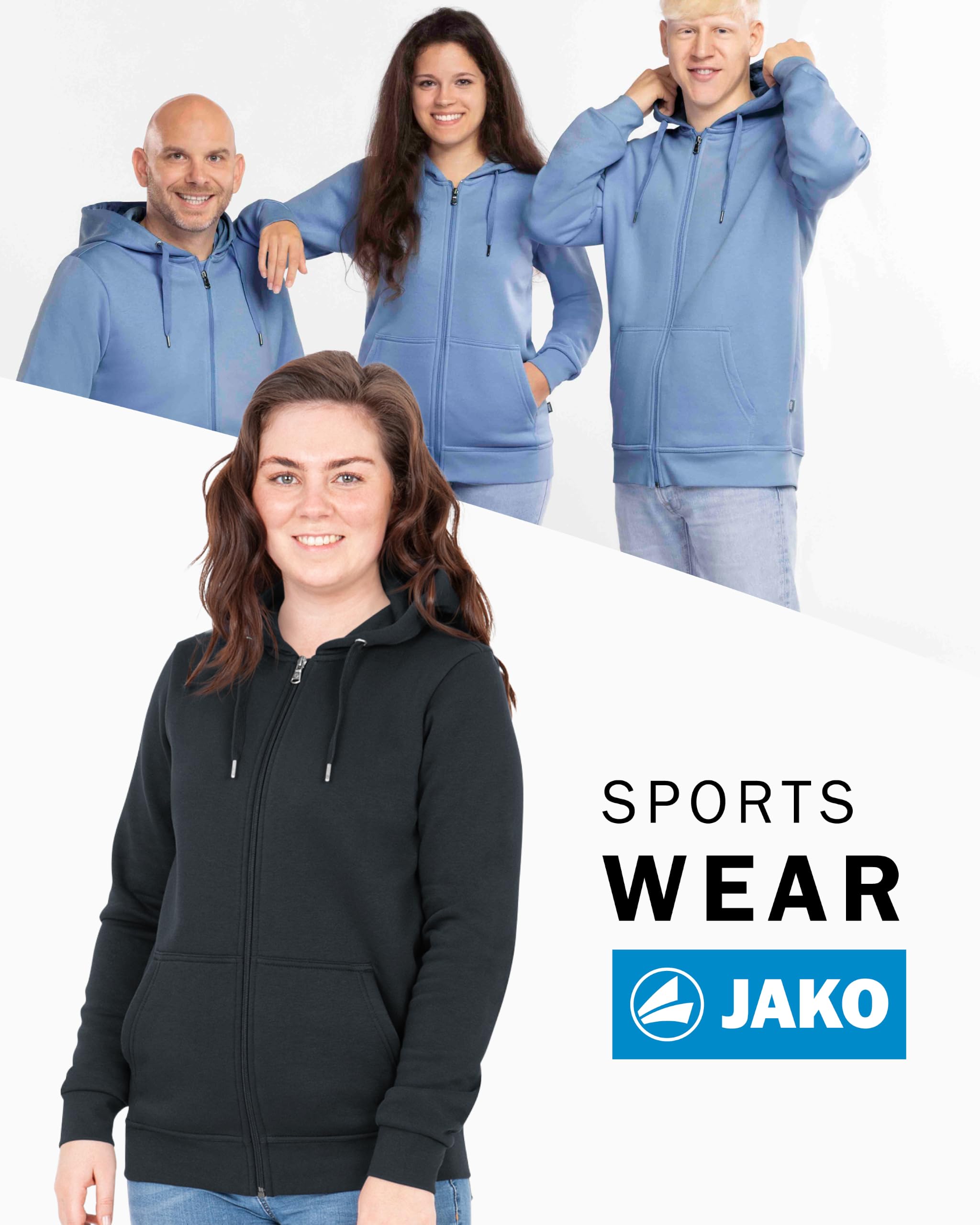 jako-base-organic-kapuzenjacke-damen-bio-baumwolle-gr-34-48 image 3