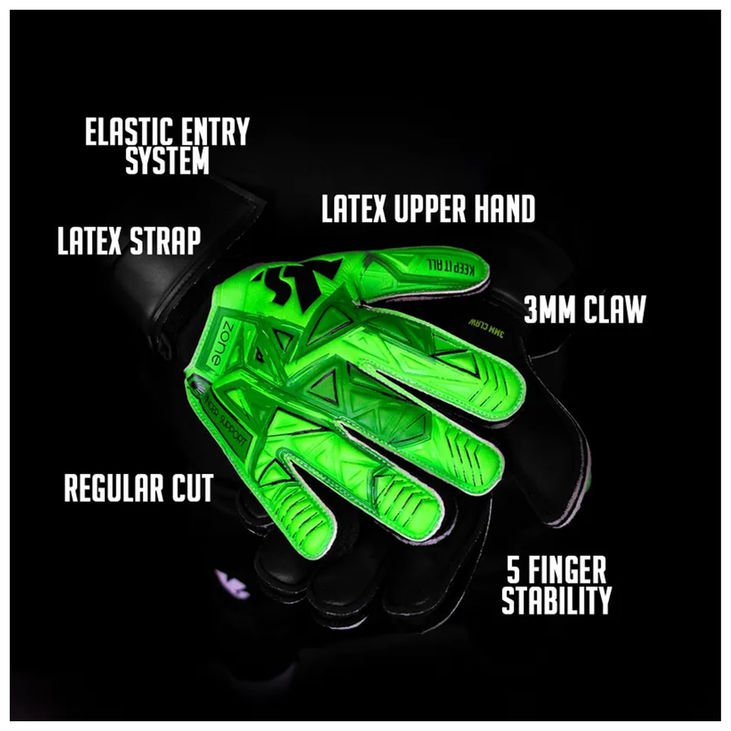 keepersport-varan7-zone-torwarthandschuhe-gr-e-4-fingersave-gr-n image 4