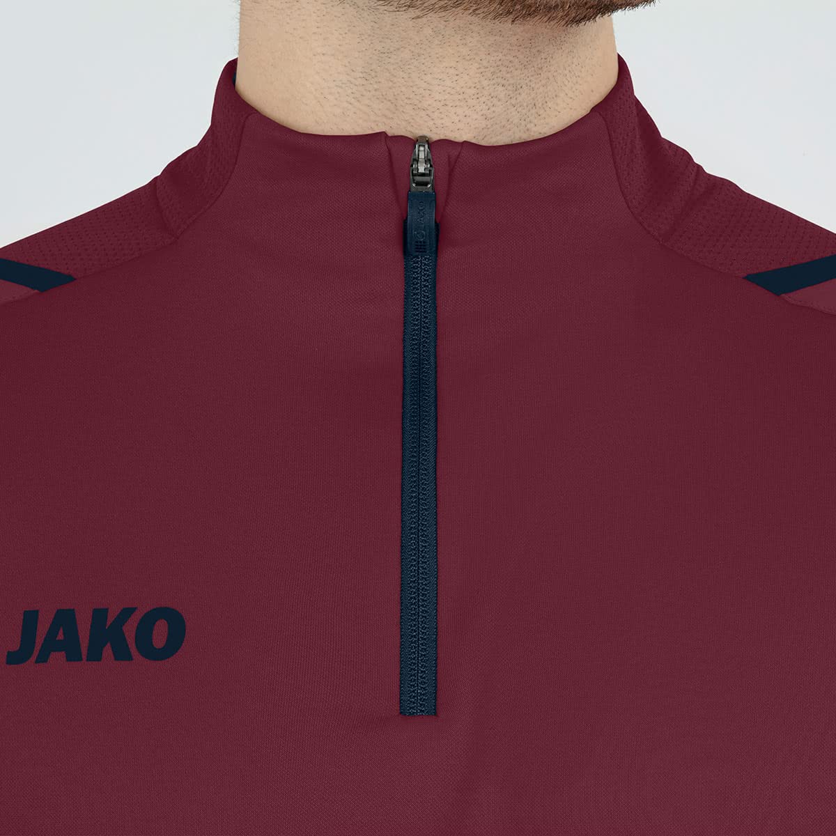 jako-challenge-ziptop-herren-m-schwarz-wei-fleece image 5