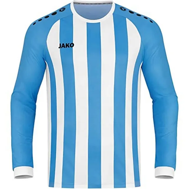 jako-inter-trikot-langarm-kinder-fussballtrikot-keepdry-streifen image 1