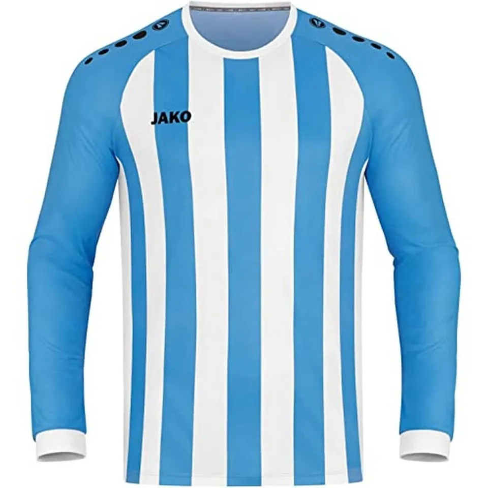 jako-inter-trikot-langarm-kinder-fussballtrikot-keepdry-streifen image 1