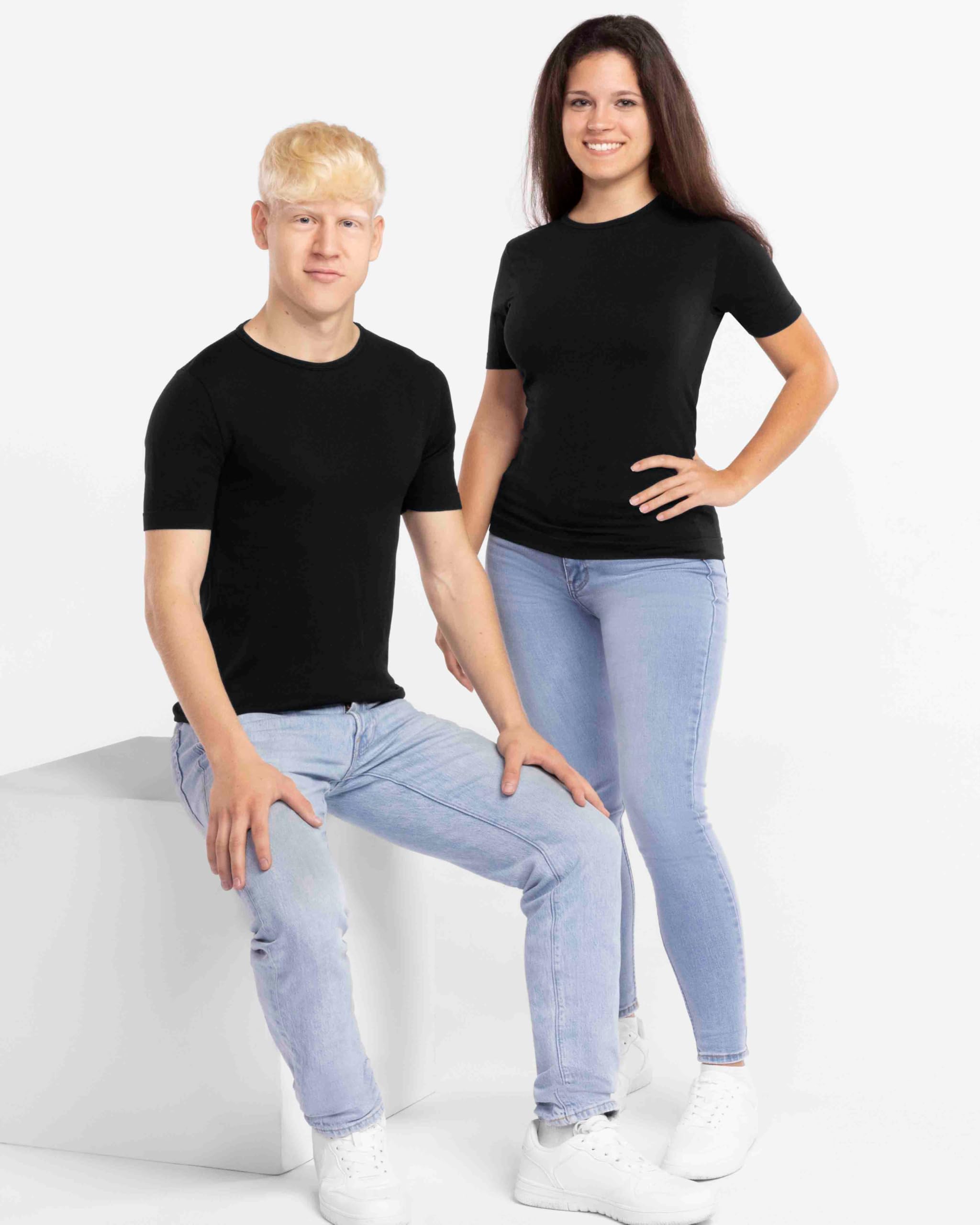 jako-skinbalance-2-0-funktionsshirt-m-schwarz-nahtlos image 2