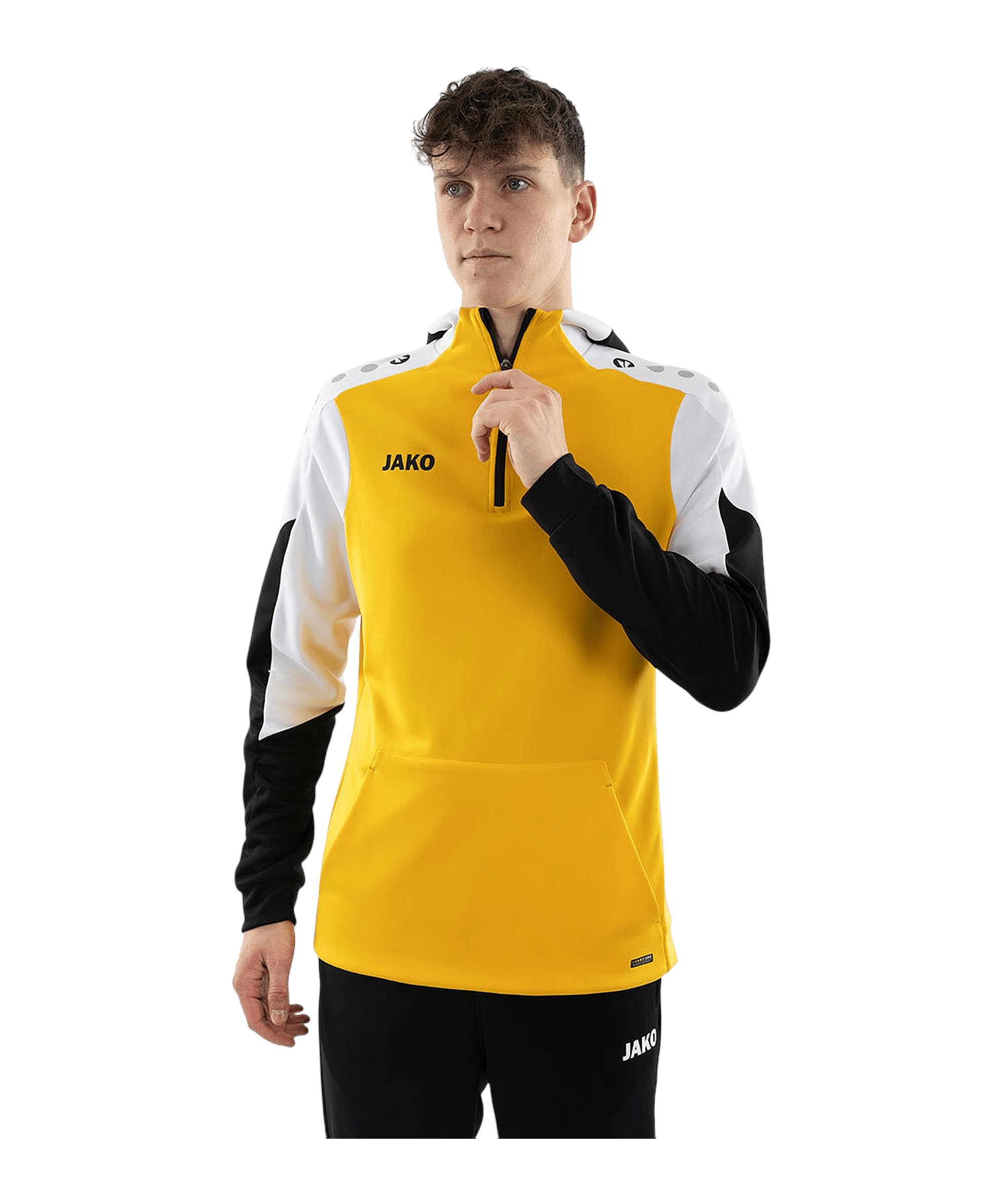 jako-dynamic-zip-hoodie-unisex-recycelt-kontrast-kapuze image 2