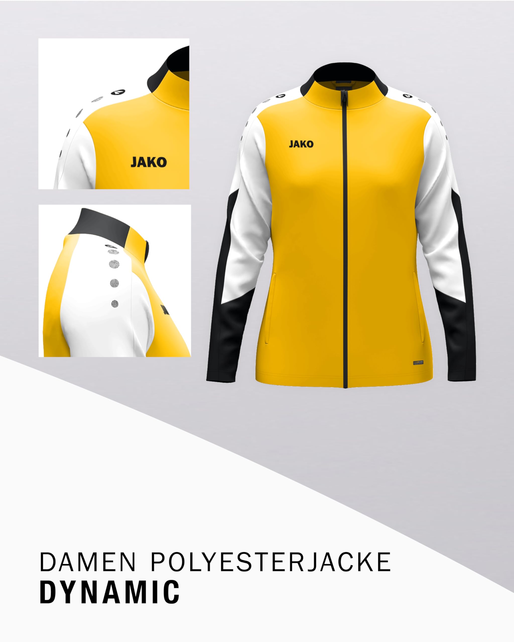 jako-dynamic-trainingsjacke-damen-schwarz-recycelt image 4