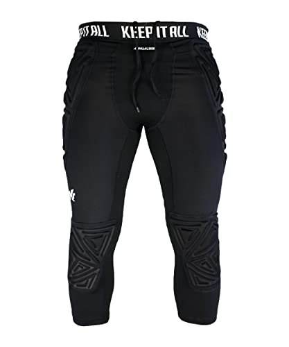 keepersport-powerpadded-torwarthose-3-4-schwarz image 4