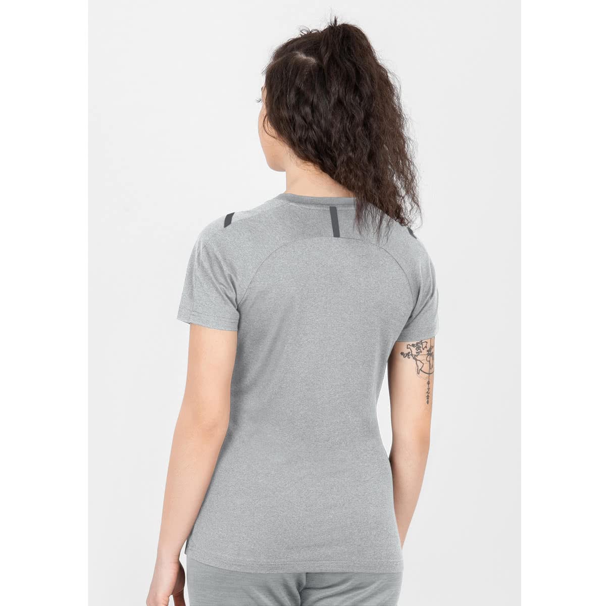 jako-challenge-t-shirt-36-hellgrau-meliert-freizeit-melange image 4