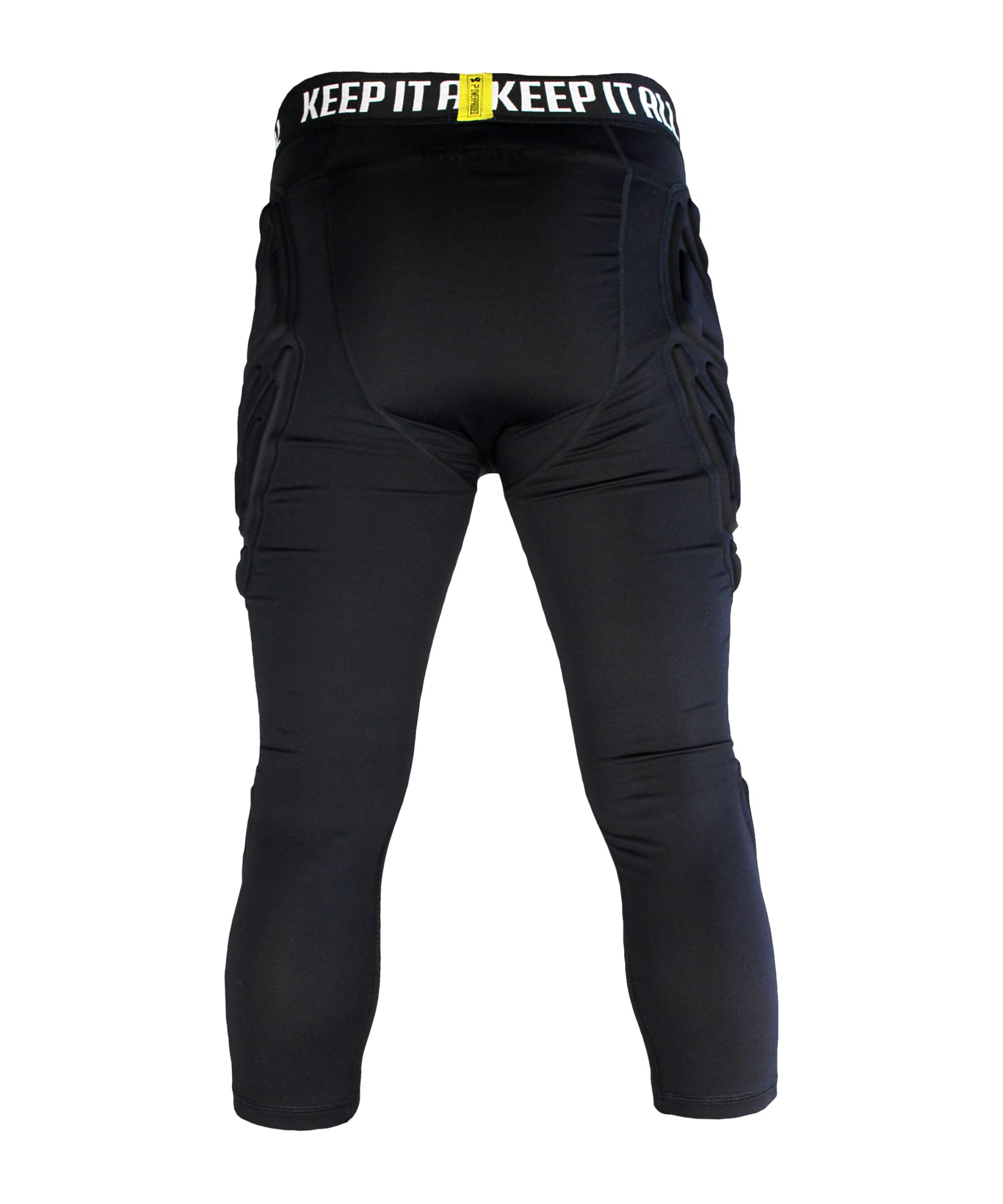 keepersport-powerpadded-torwarthose-3-4-schwarz image 2