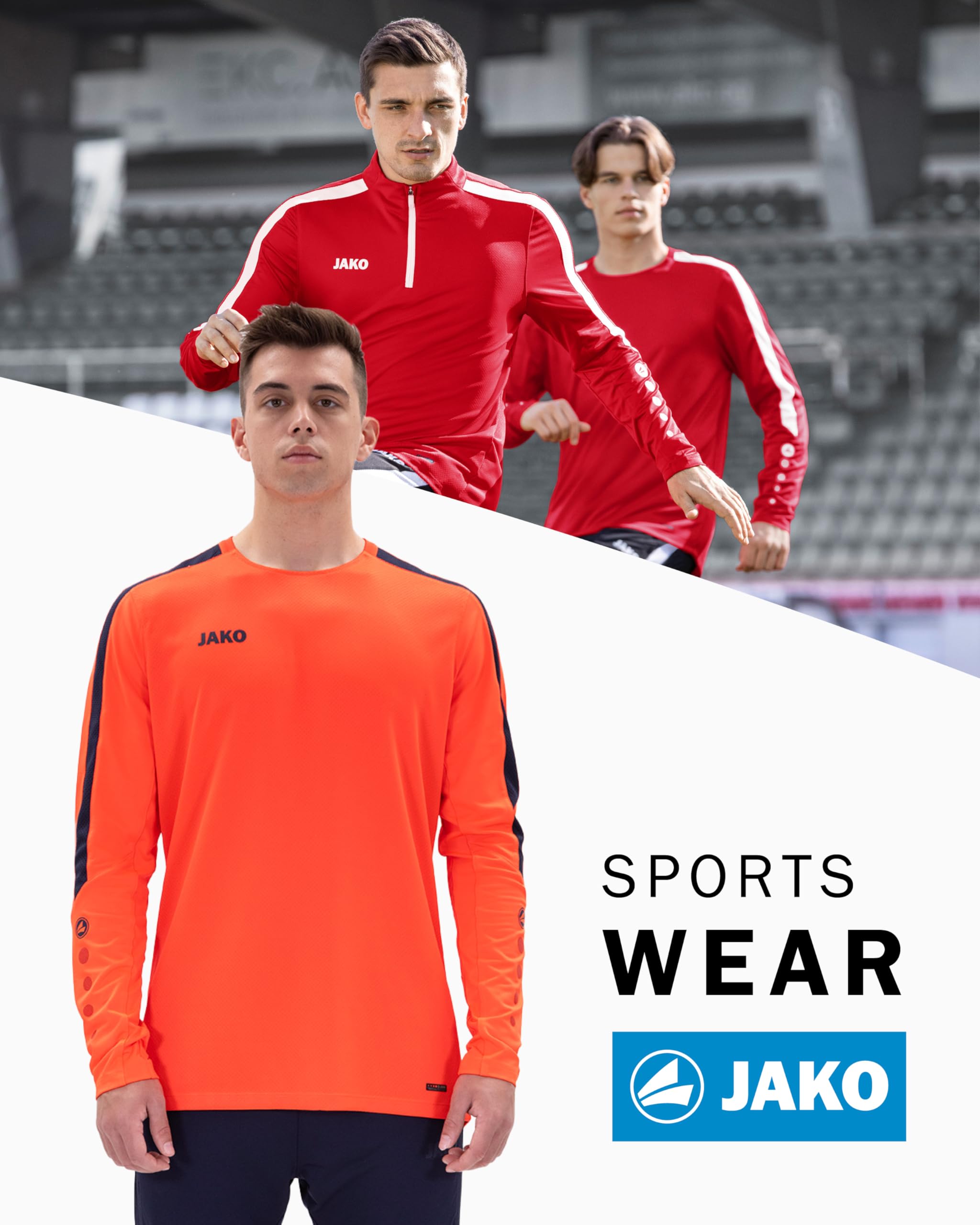 jako-power-sweatshirt-herren-polyester-marine-langarm image 2