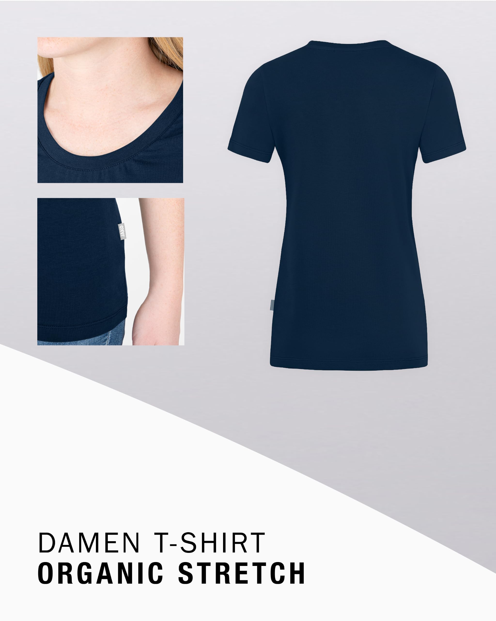 jako-base-t-shirt-organic-stretch-gr-e-s image 2
