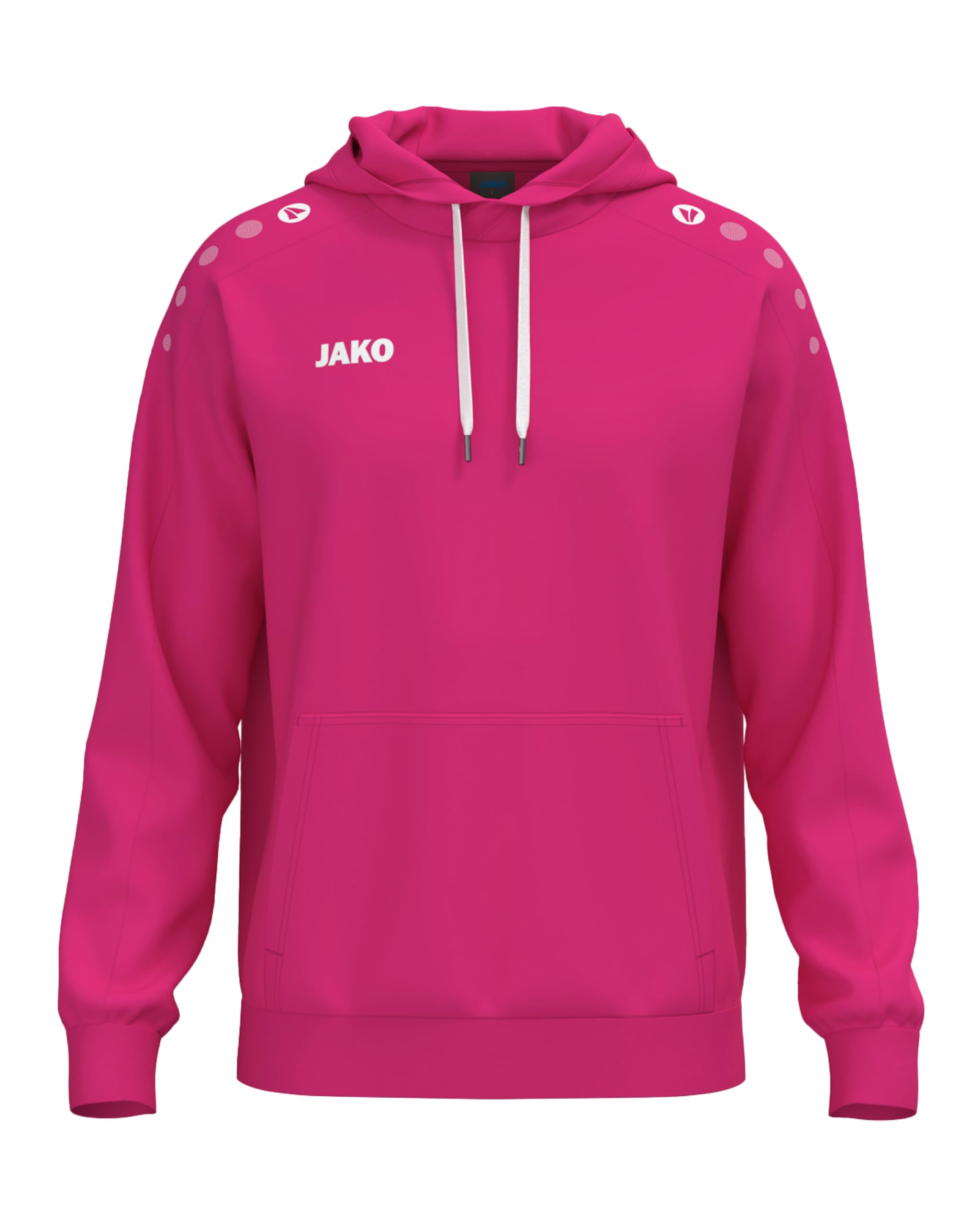 jako-one-hoody-kapuzenpullover-unisex-schwarz-baumwolle-veredelbar image 1