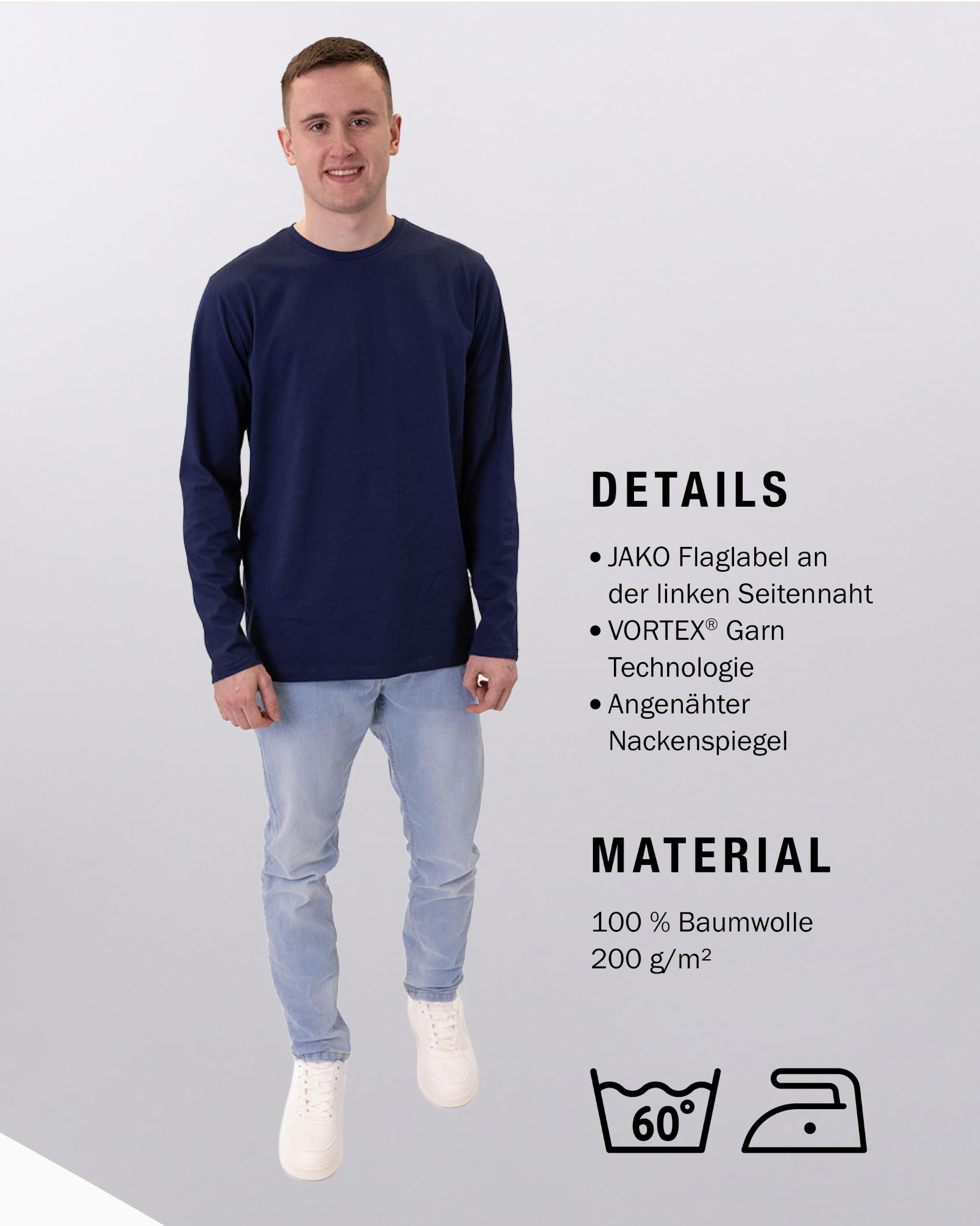 jako-base-longsleeve-organic-bio-baumwolle-wei image 5