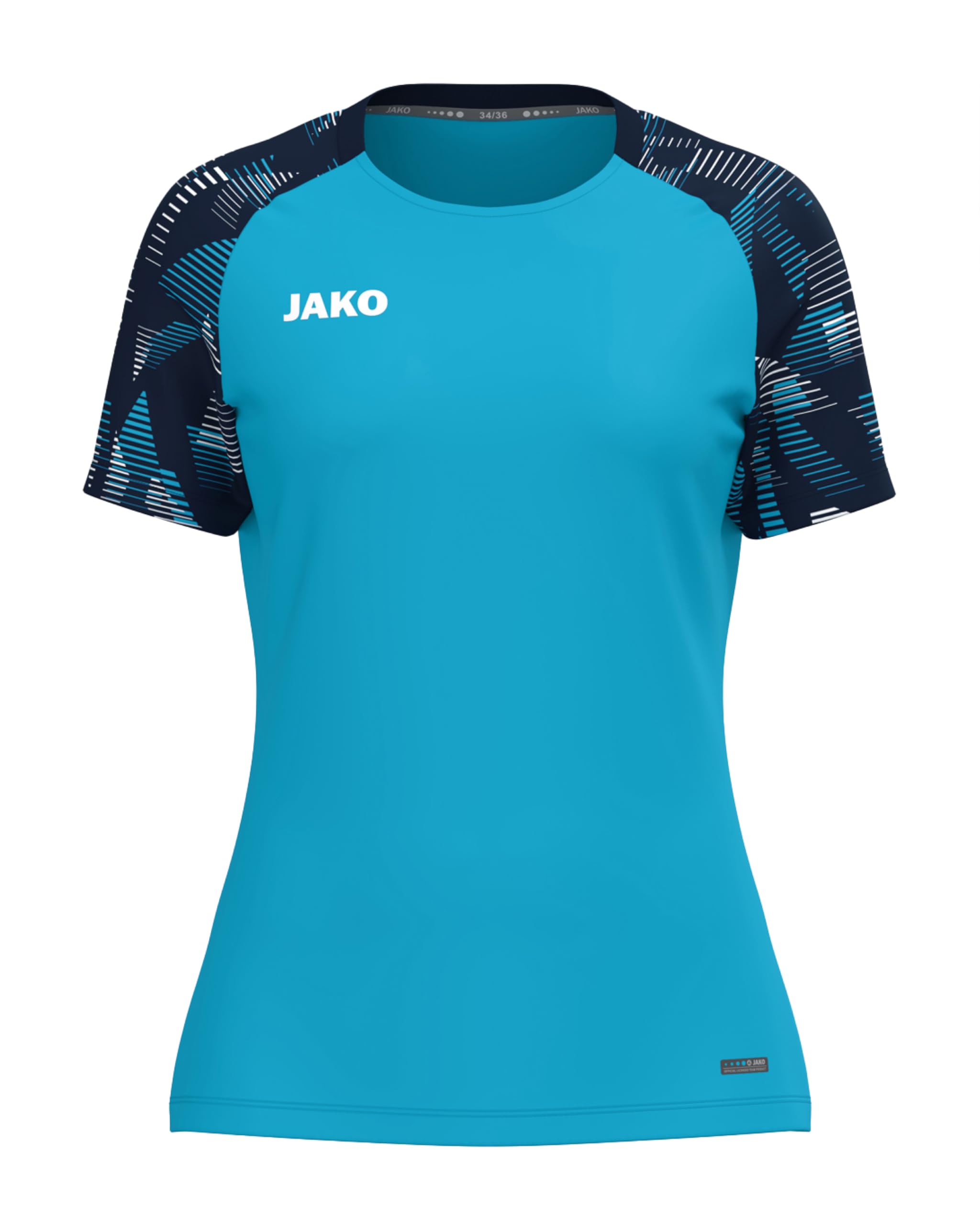 jako-sonic-damen-t-shirt-aqua-marine-recyceltes-polyester image 1