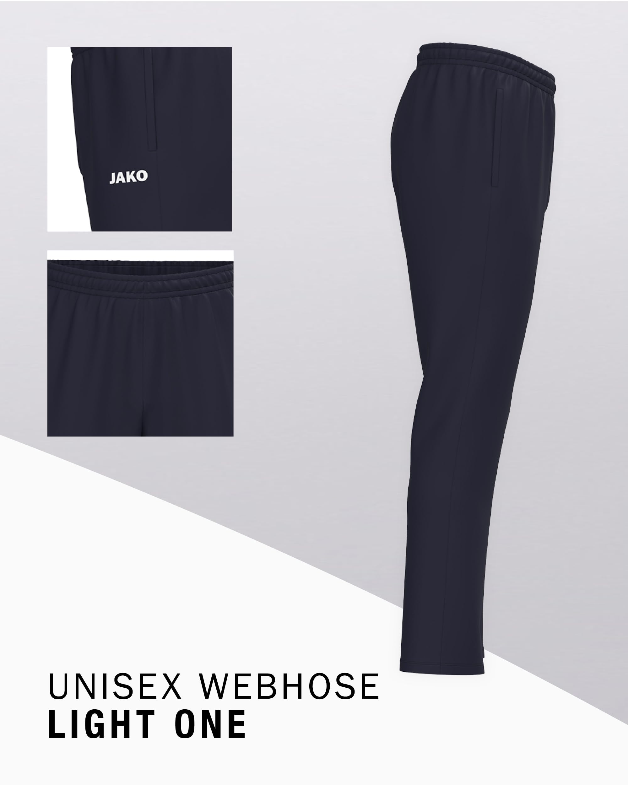 jako-one-webhose-light-herren-sporthose-marine image 3