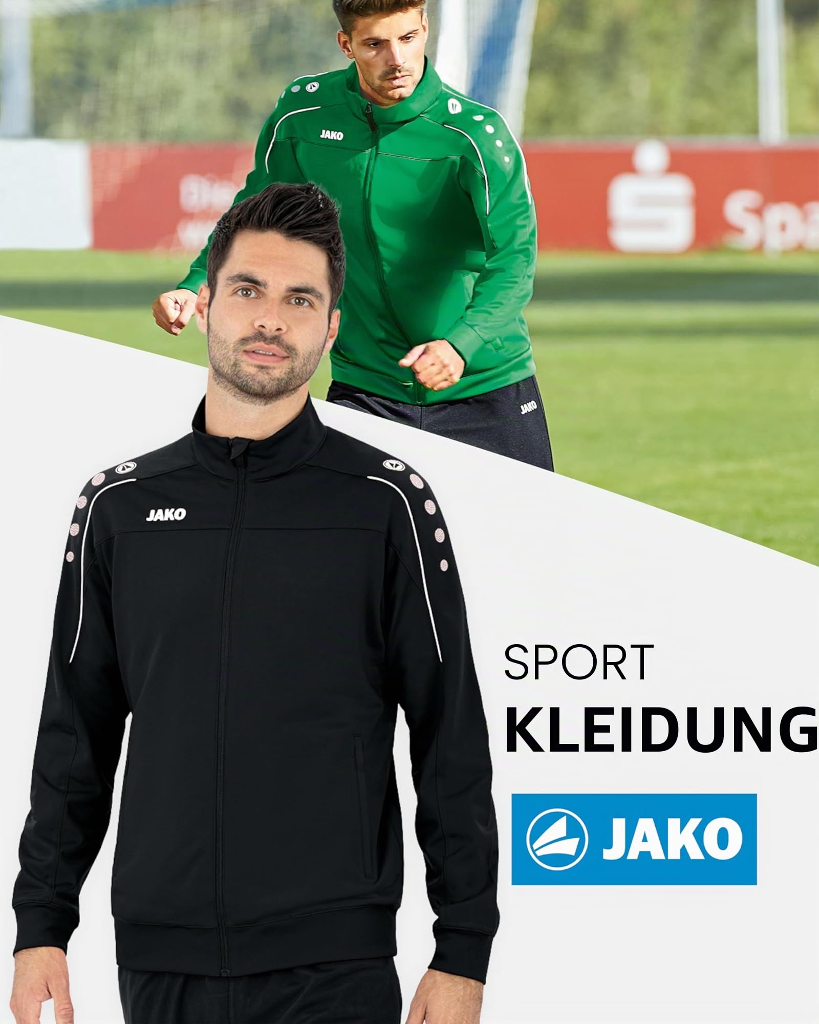 jako-classico-trainingsanzug-polyester-schwarz-gr-l image 2