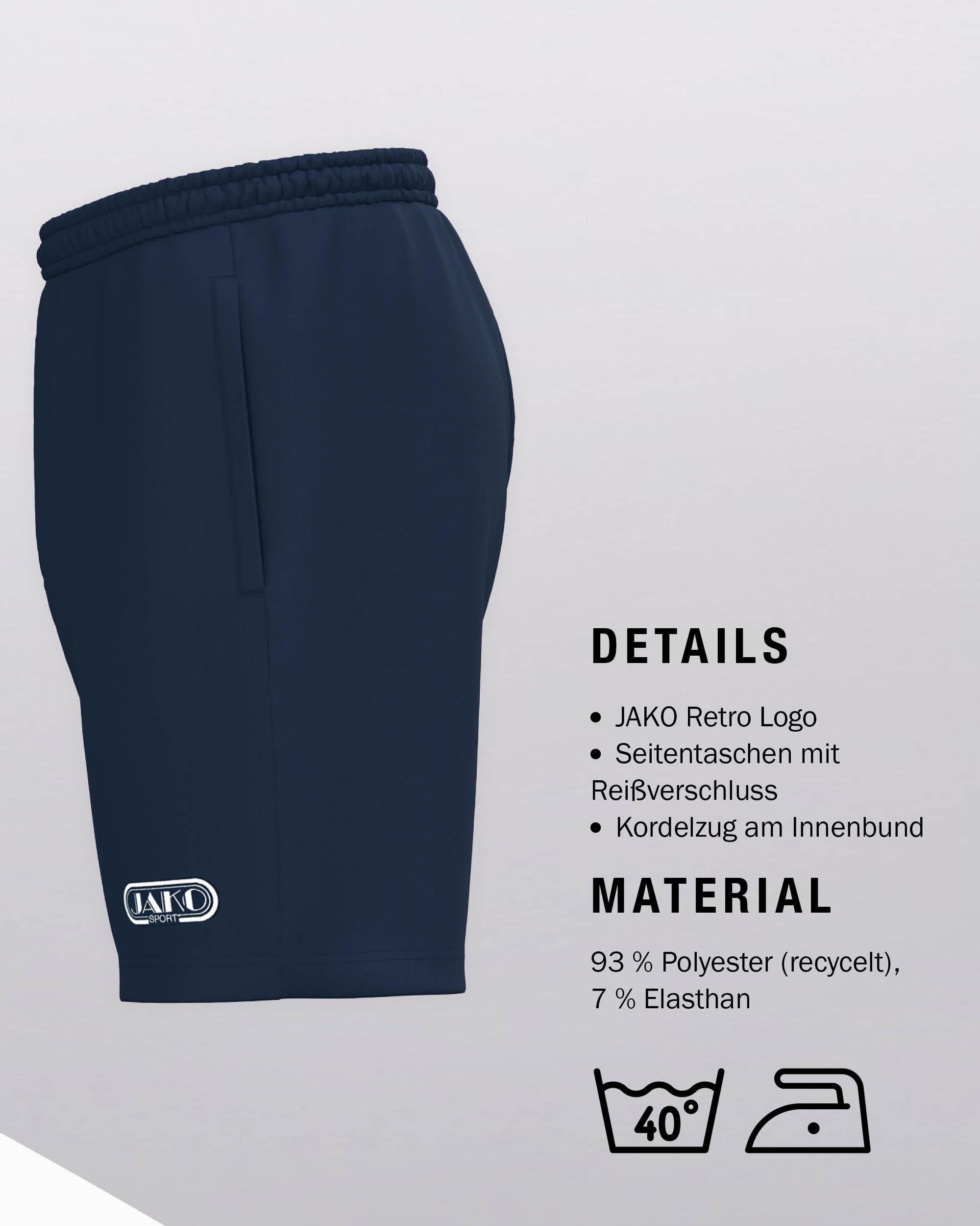 jako-wardrobe-shorts-unisex-marine-gr-s-retro image 4