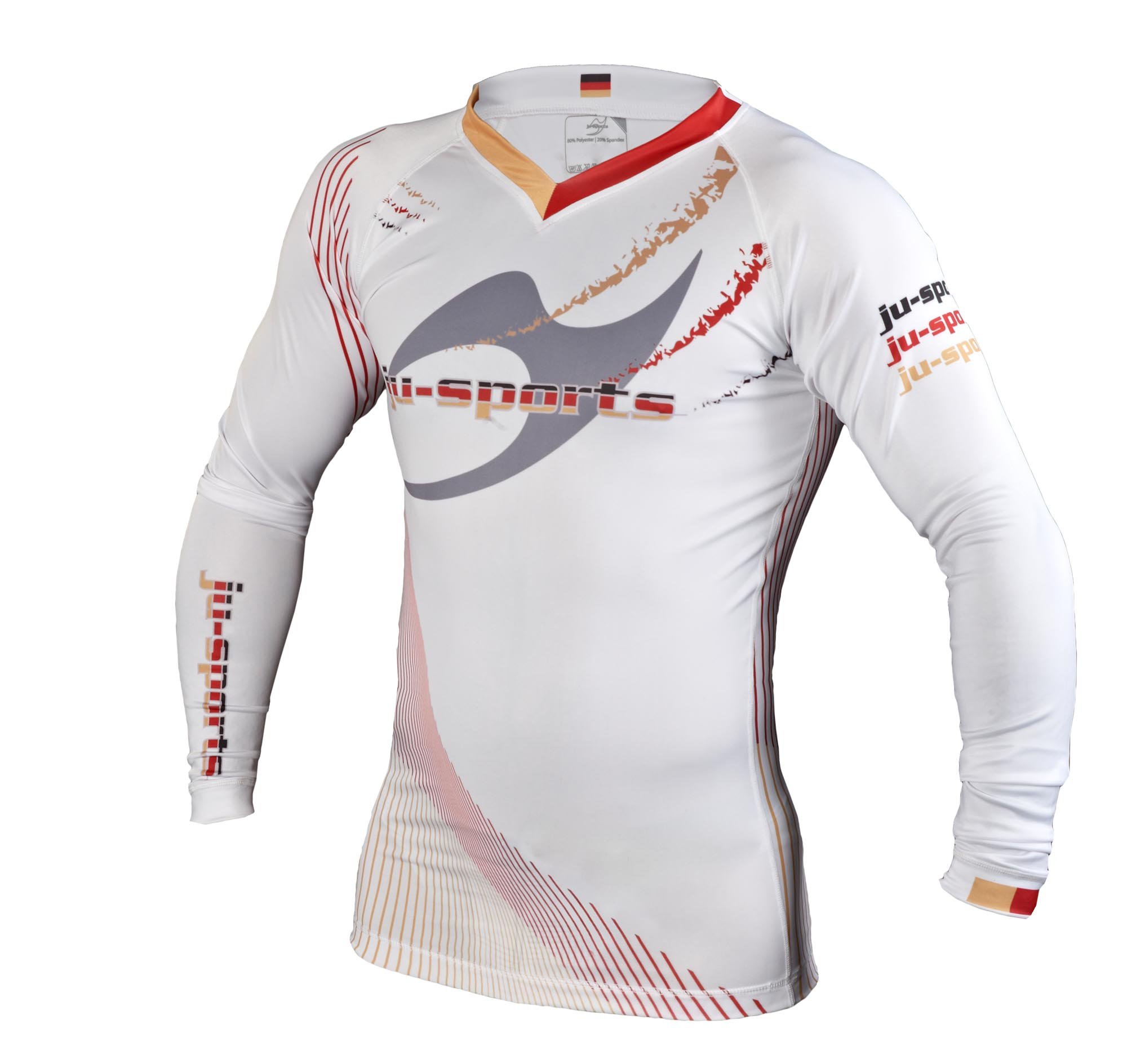 ju-sports-germany-rashguard-wei-ls-kompressionsshirt-langarm image 1