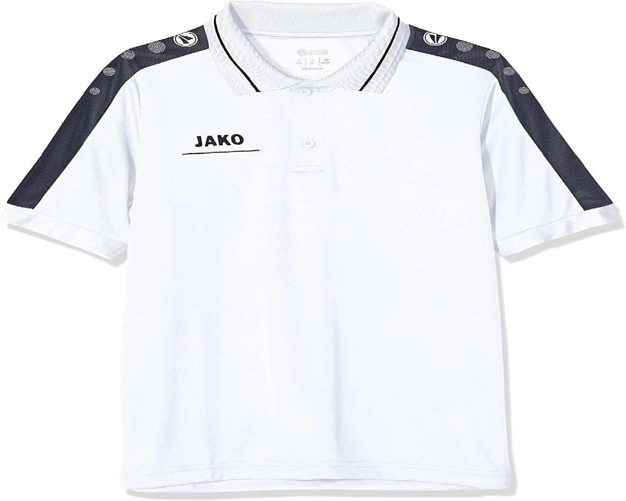 jako-striker-2-0-kinder-polo-wei-schwarz-gr-140 image 5