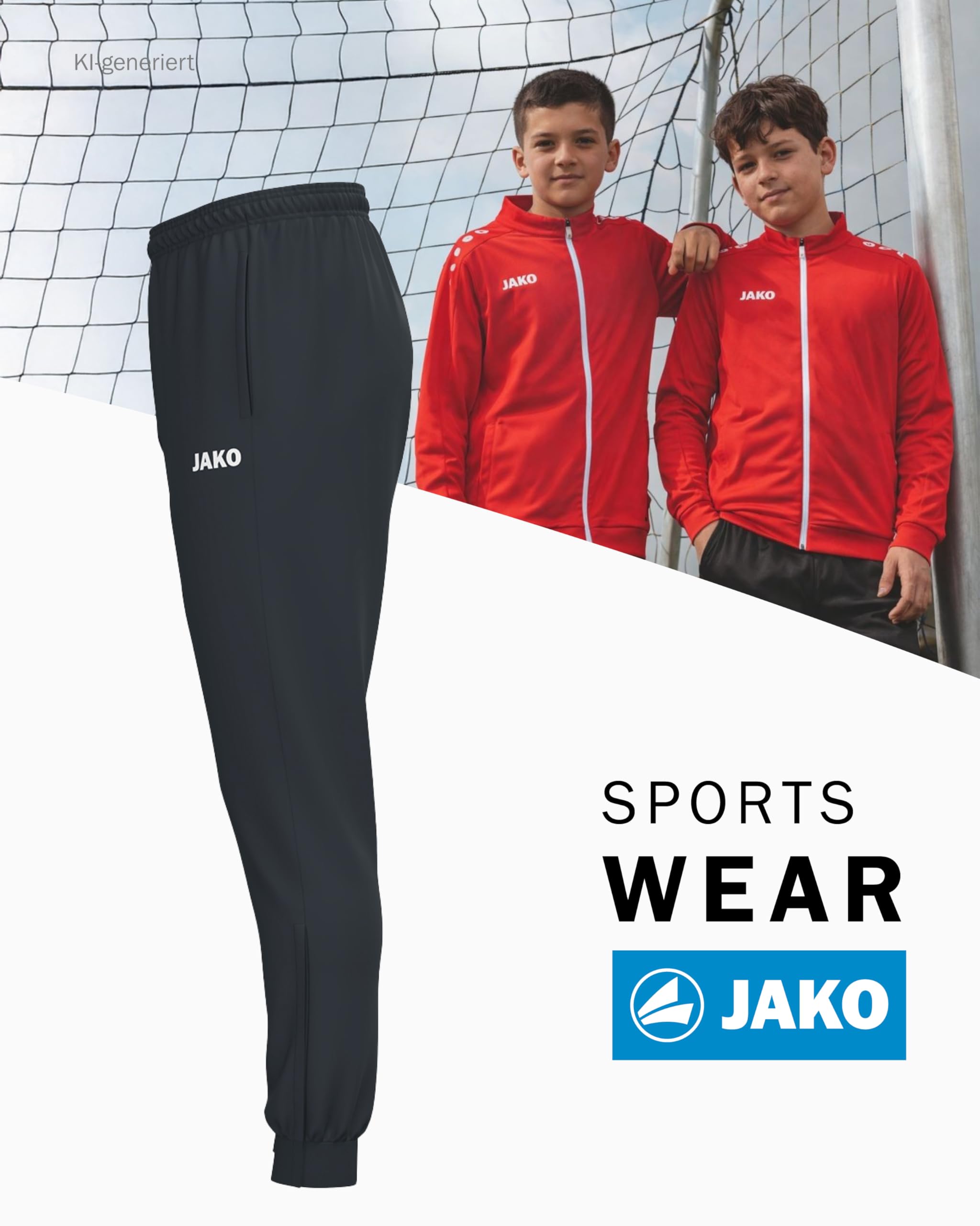 jako-one-trainingshose-kinder-recyceltes-polyester image 3