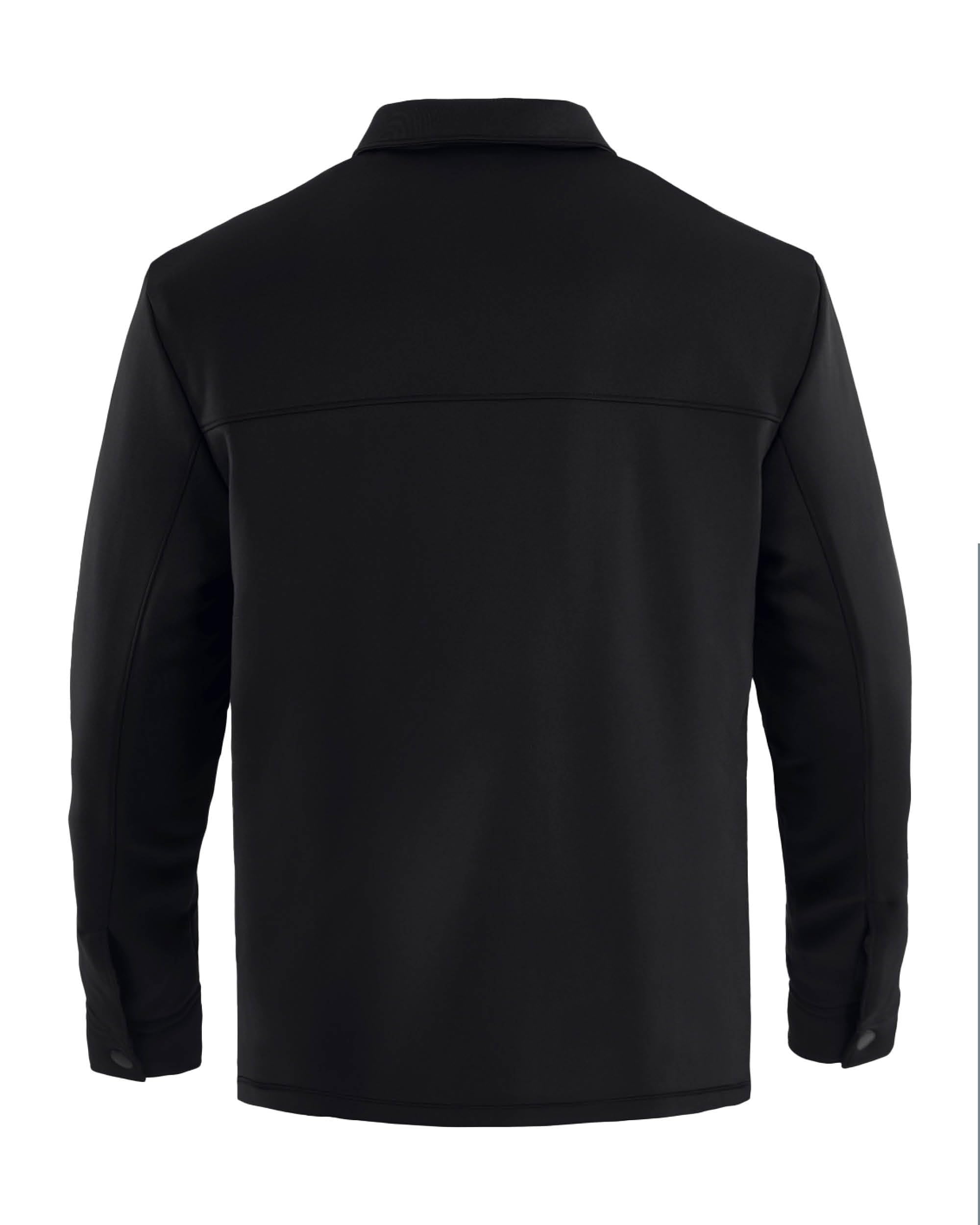 jako-wardrobe-hemdjacke-oversize-schwarz-wattiert-retro-polyester image 5