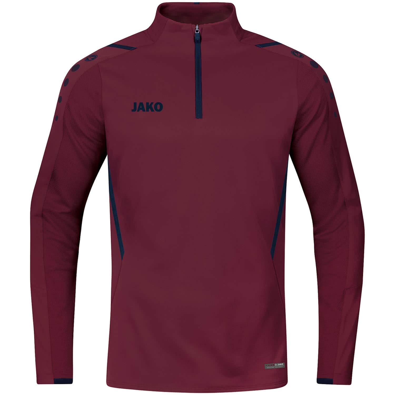 jako-challenge-ziptop-herren-m-schwarz-wei-fleece image 1