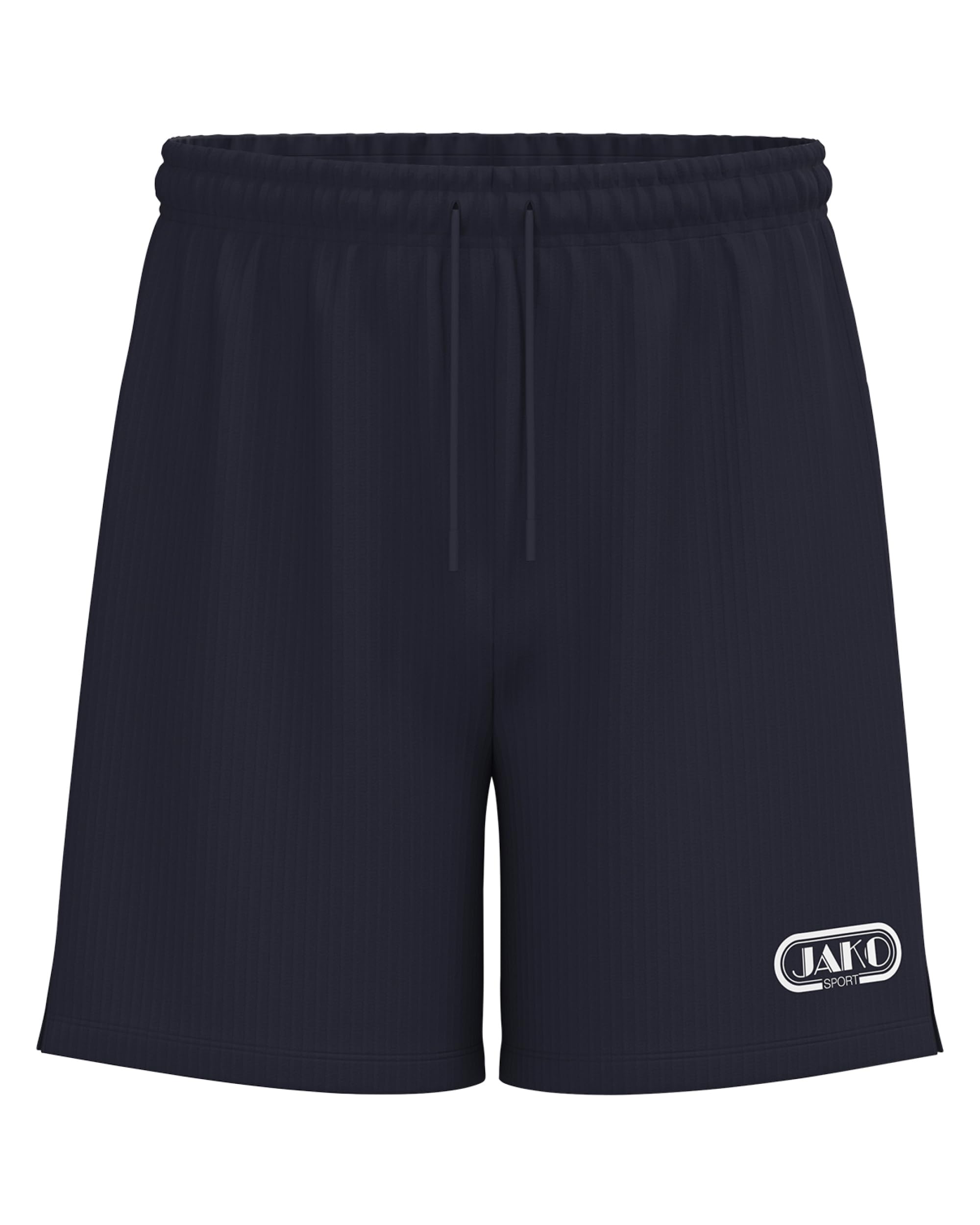 jako-wardrobe-retro-unisex-shorts-schwarz-recycelt image 1