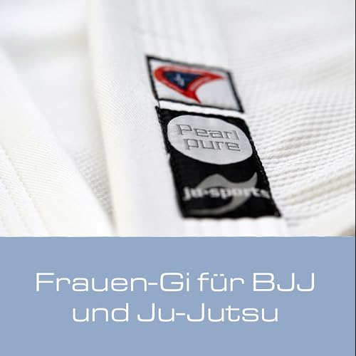 ju-sports-pearl-pure-lady-bjj-gi-damen-wei-f2-baumwolle image 8