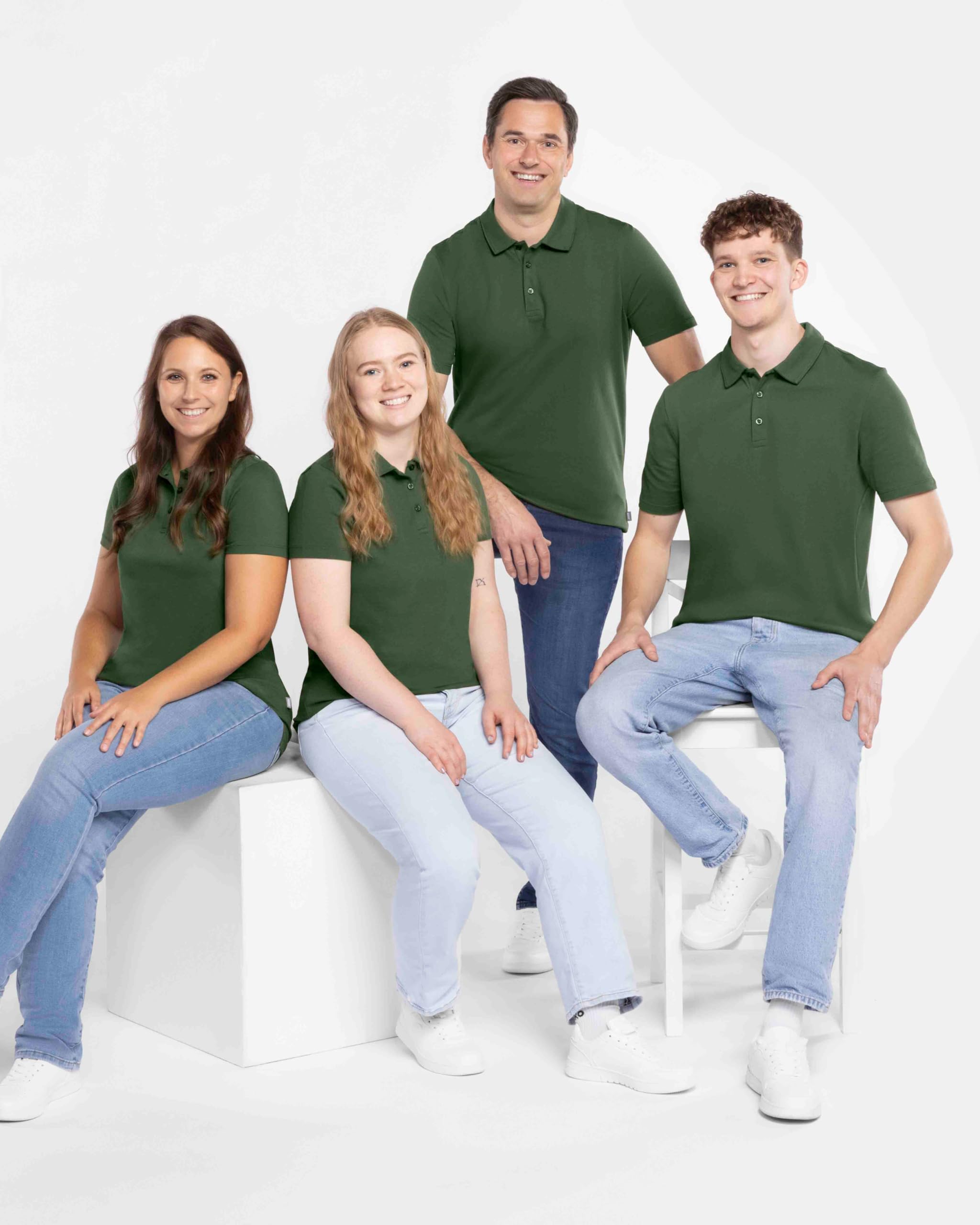 jako-base-damen-polo-organic-stretch-wei-kurzarm image 2