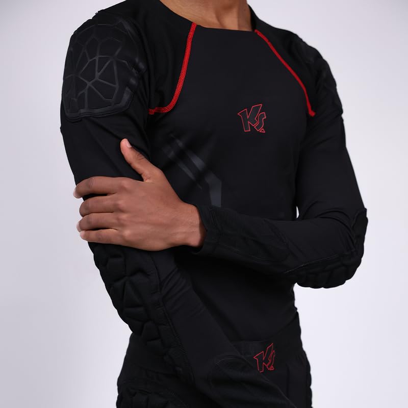 keepersport-powerpadded-thermoskin-unterziehtshirt-l-mit-ellbogenpolster image 4