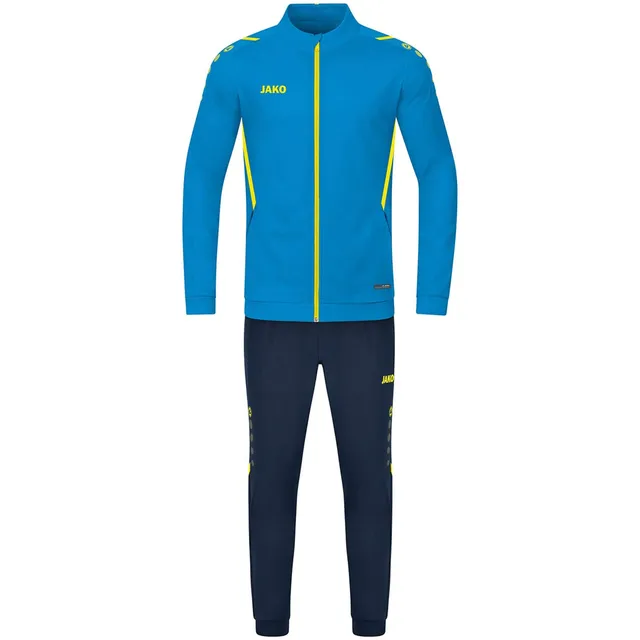 jako-challenge-trainingsanzug-kinder-128-blau-neongelb image 1