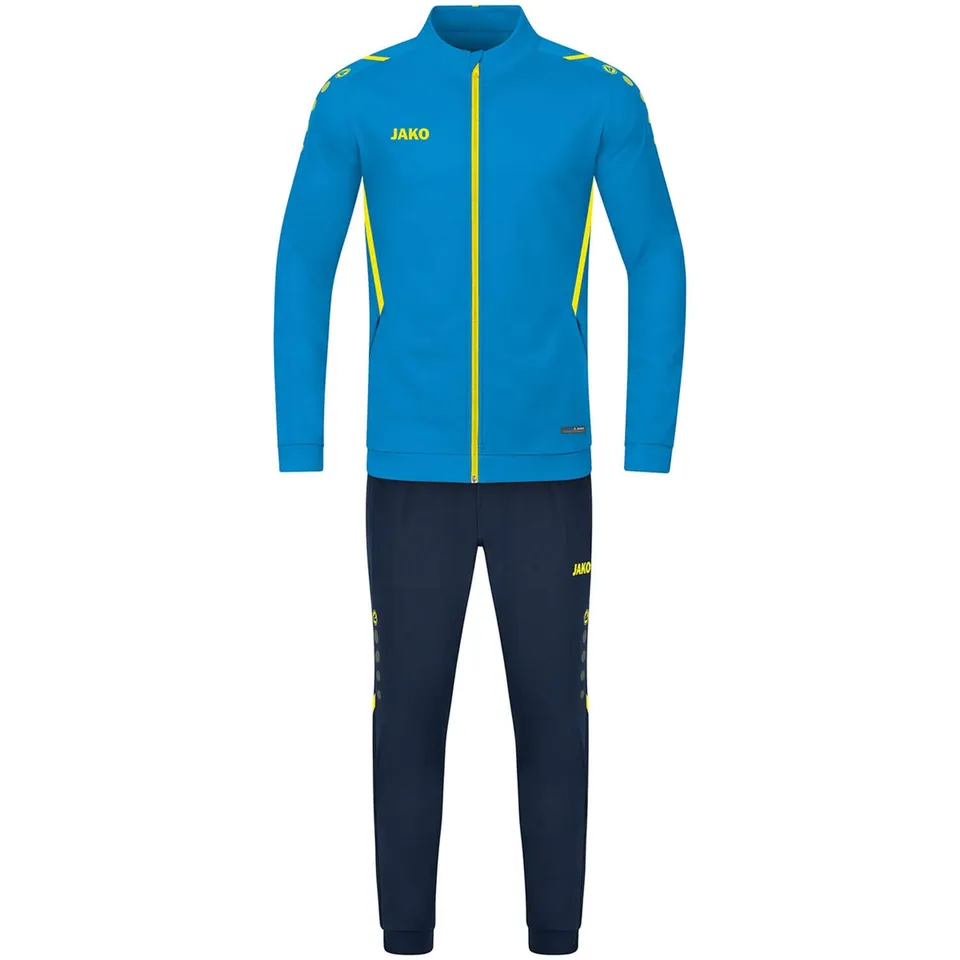 jako-challenge-trainingsanzug-kinder-128-blau-neongelb image 1