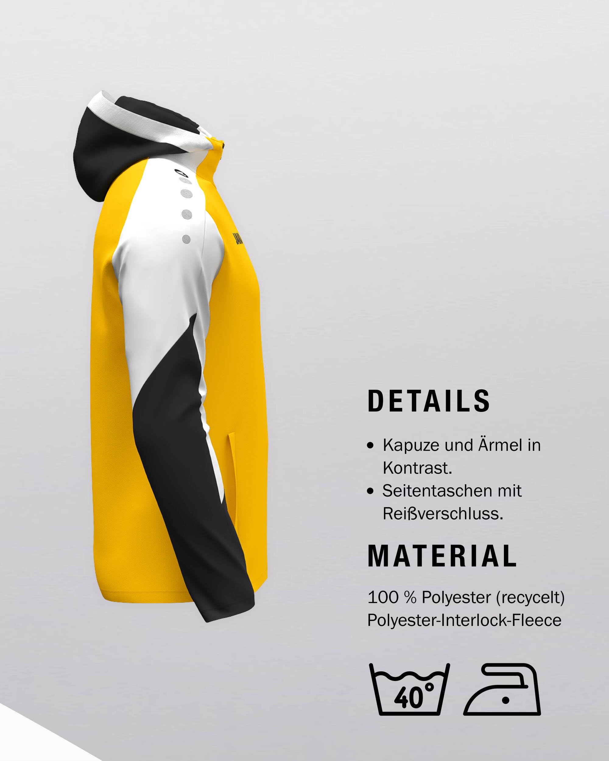 jako-dynamic-kapuzenjacke-kids-keepdry-recycelt image 5