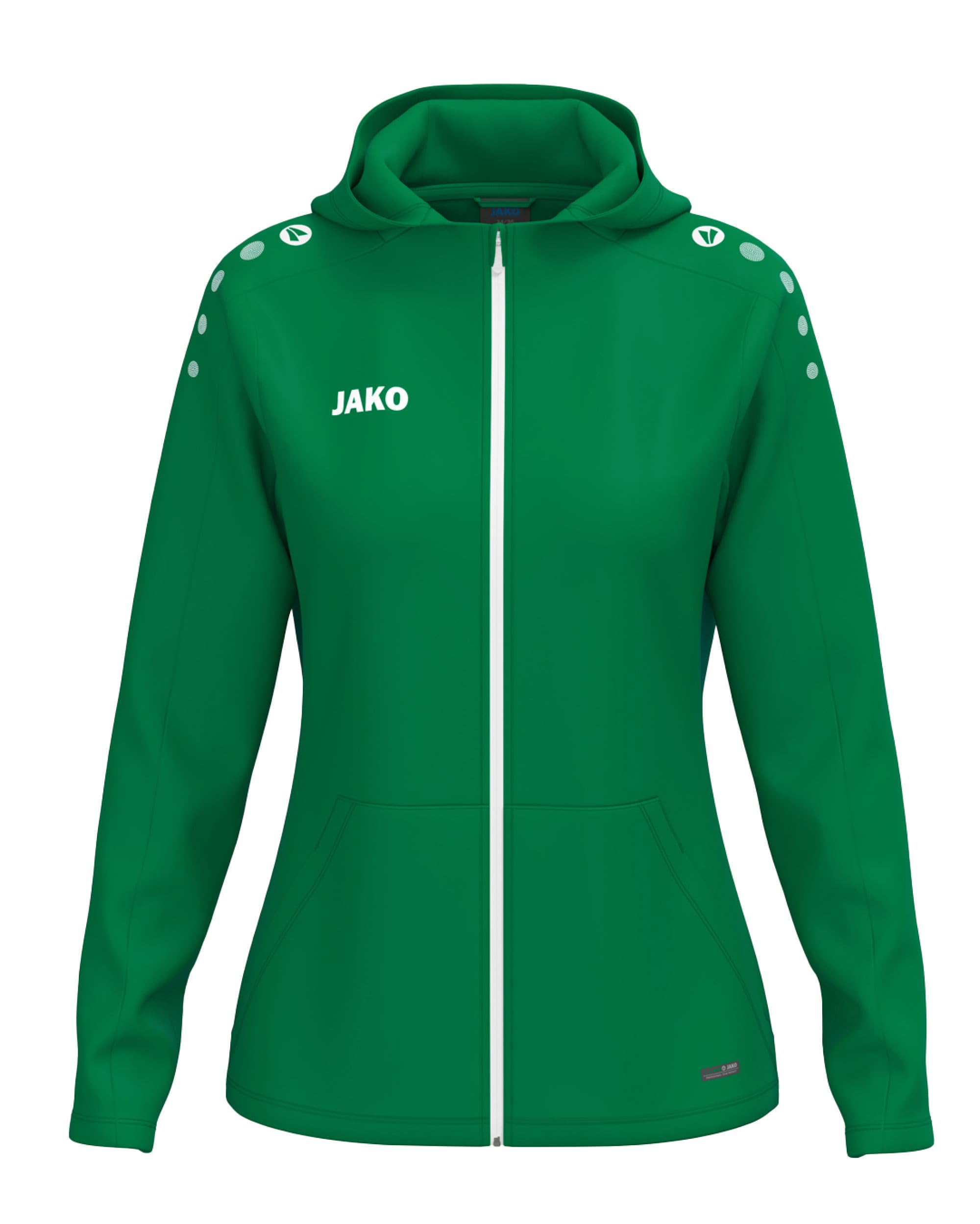 jako-one-kapuzenjacke-damen-schwarz-micro-fleece image 7
