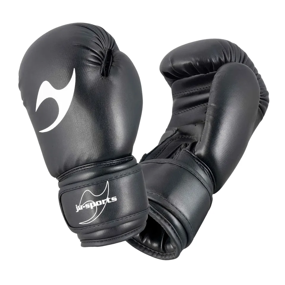 ju-sports-boxhandschuhe-kinder-8-oz-schwarz-kunstleder image 1