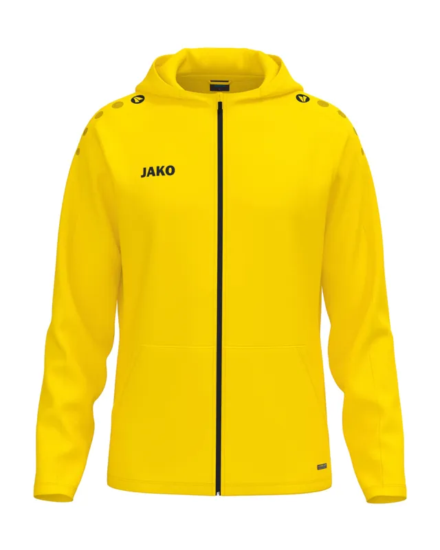 jako-one-kapuzenjacke-kinder-hoodie-violett-micro-fleece image 1